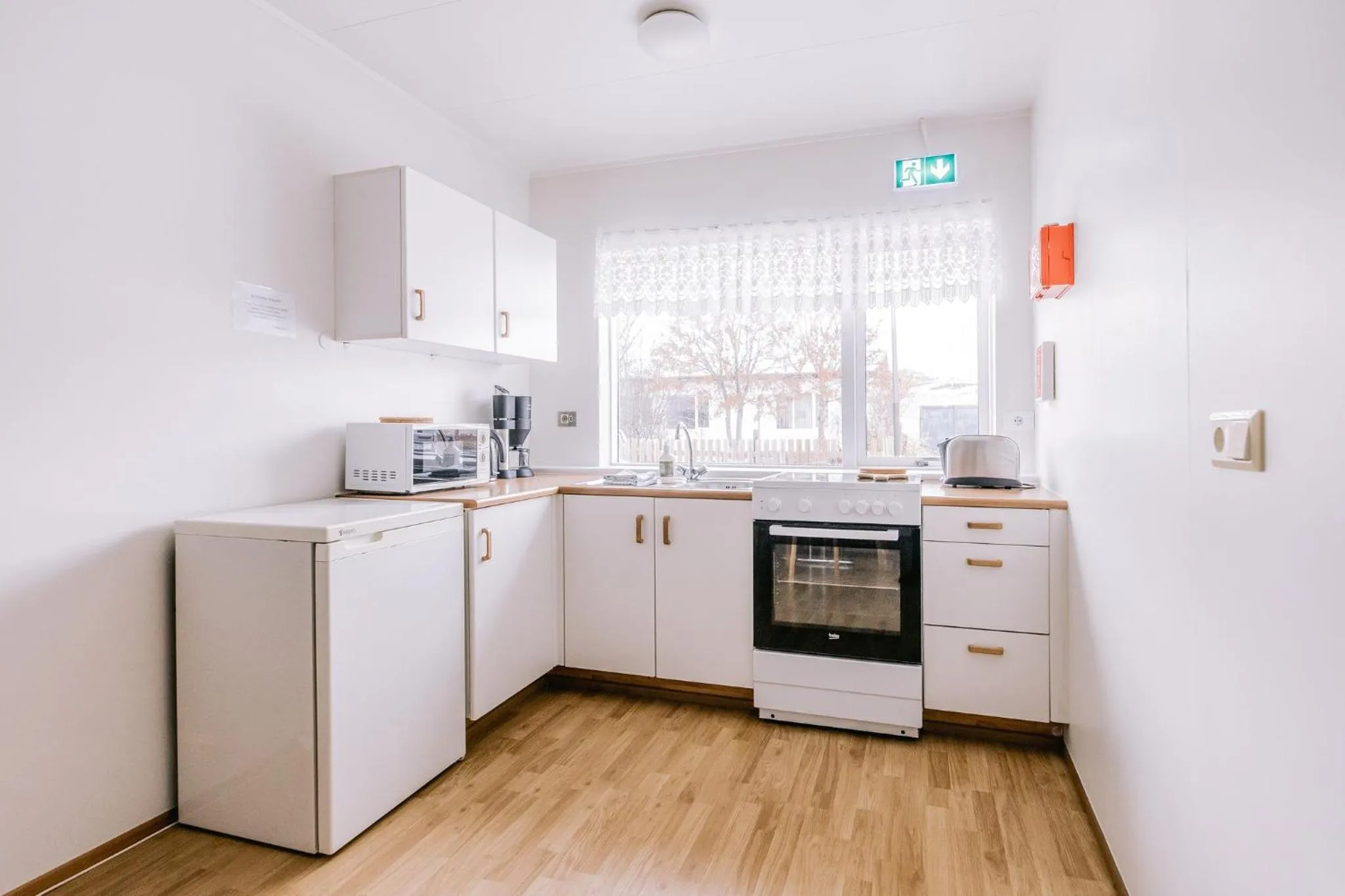 Kitchen or kitchenette in Eldá apartments