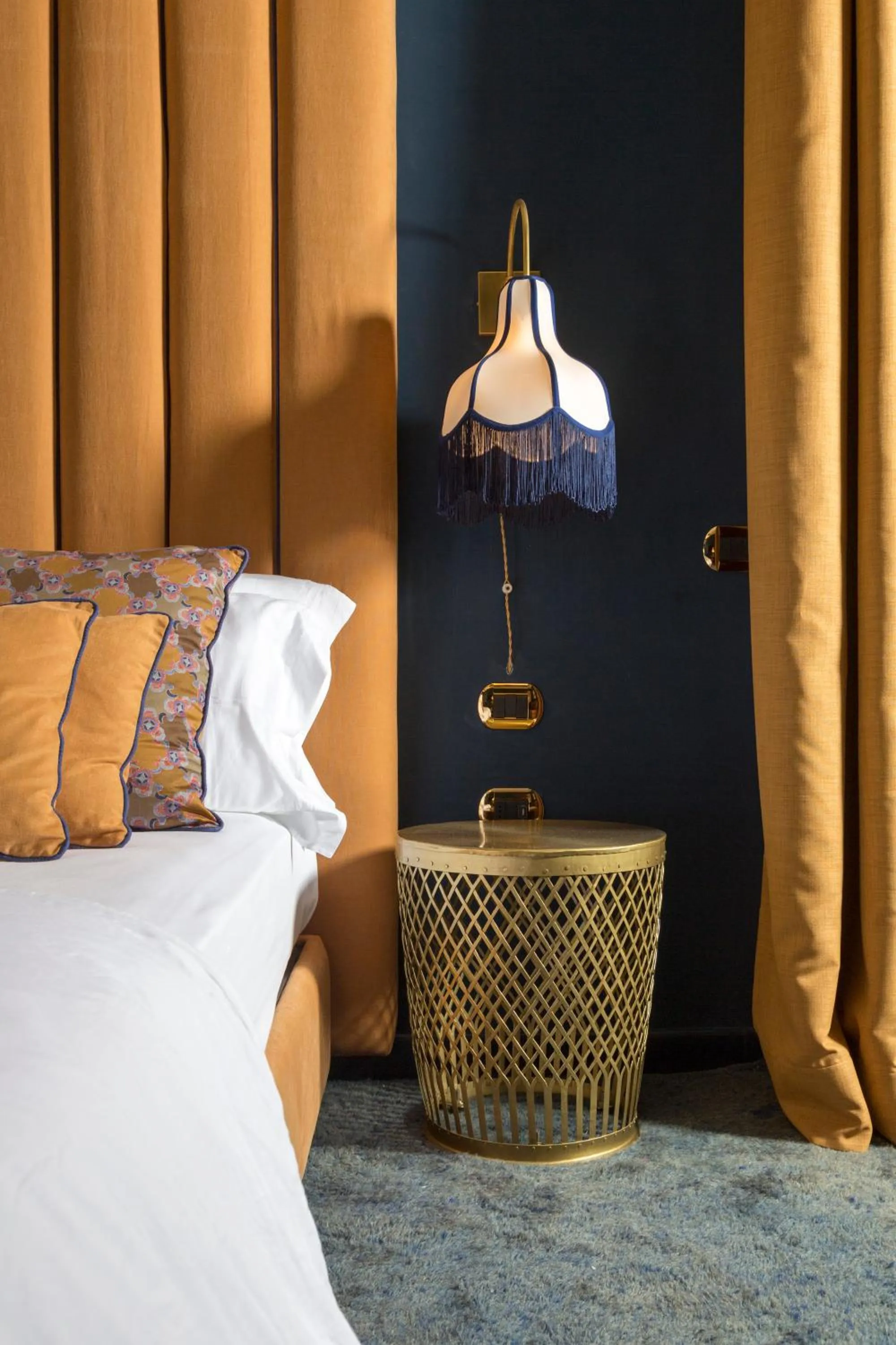 Decorative detail, Bed in Palazzo Presta