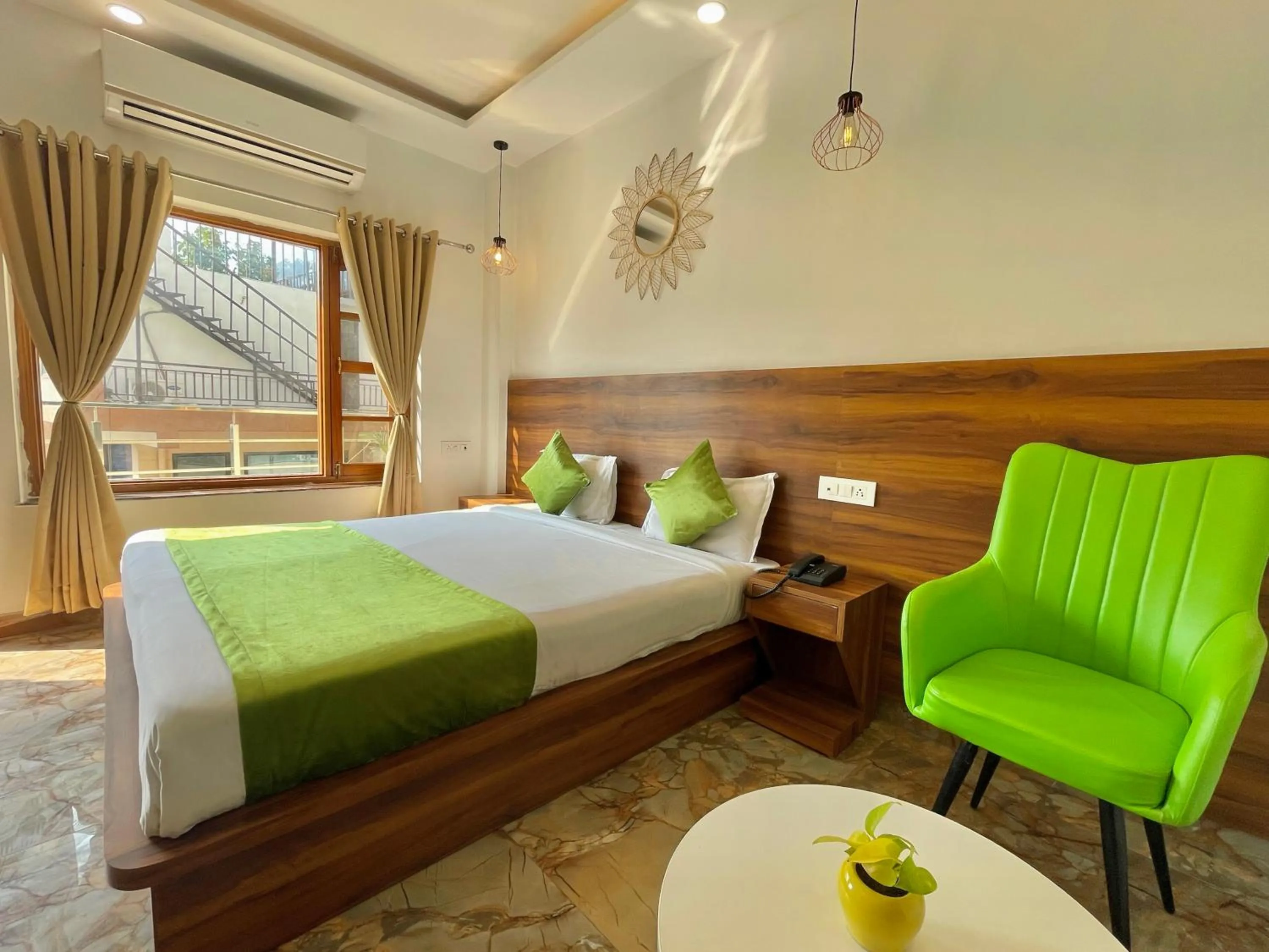 Bed in Wanna Stay Rishikesh