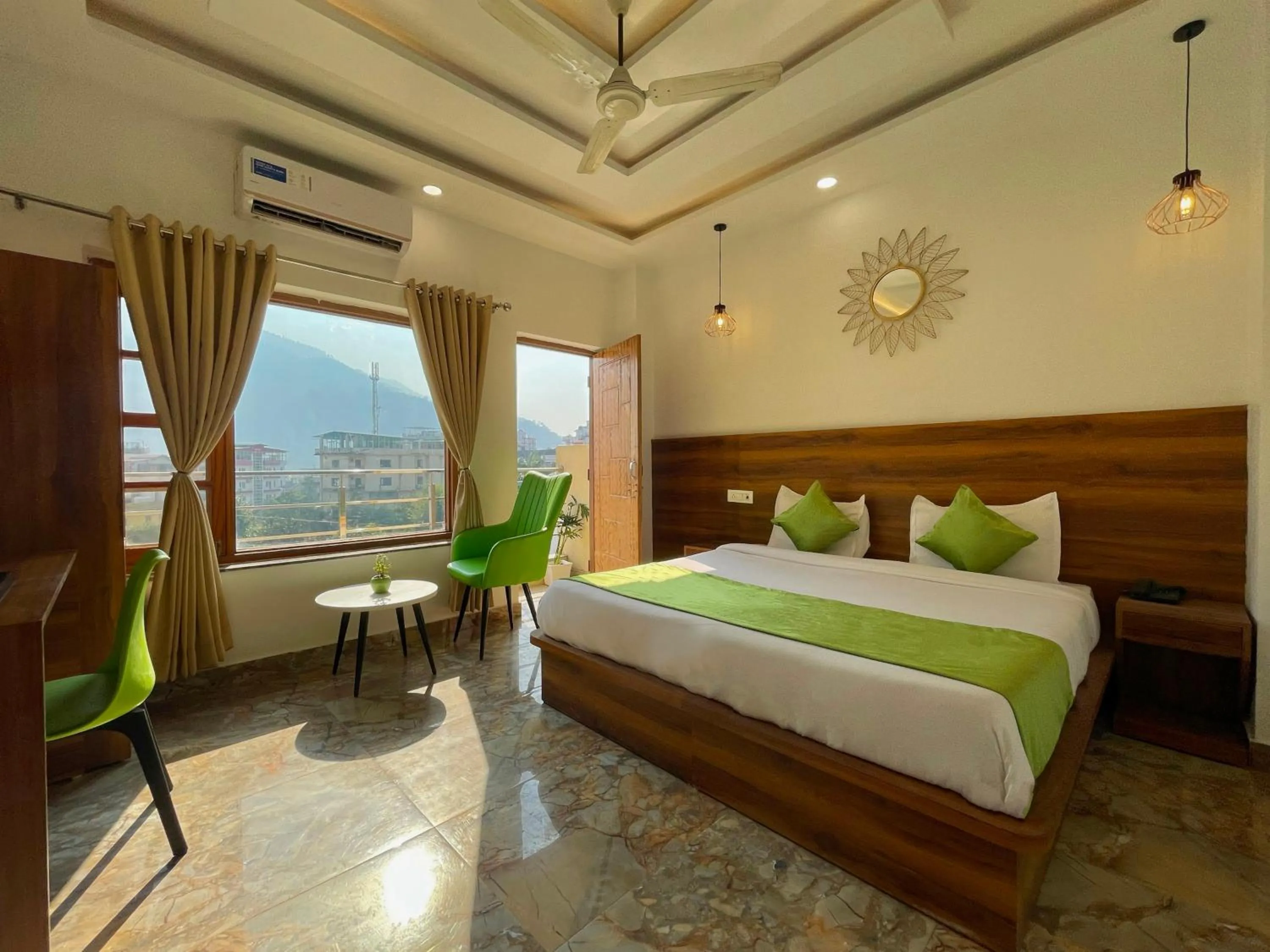 Bed in Wanna Stay Rishikesh