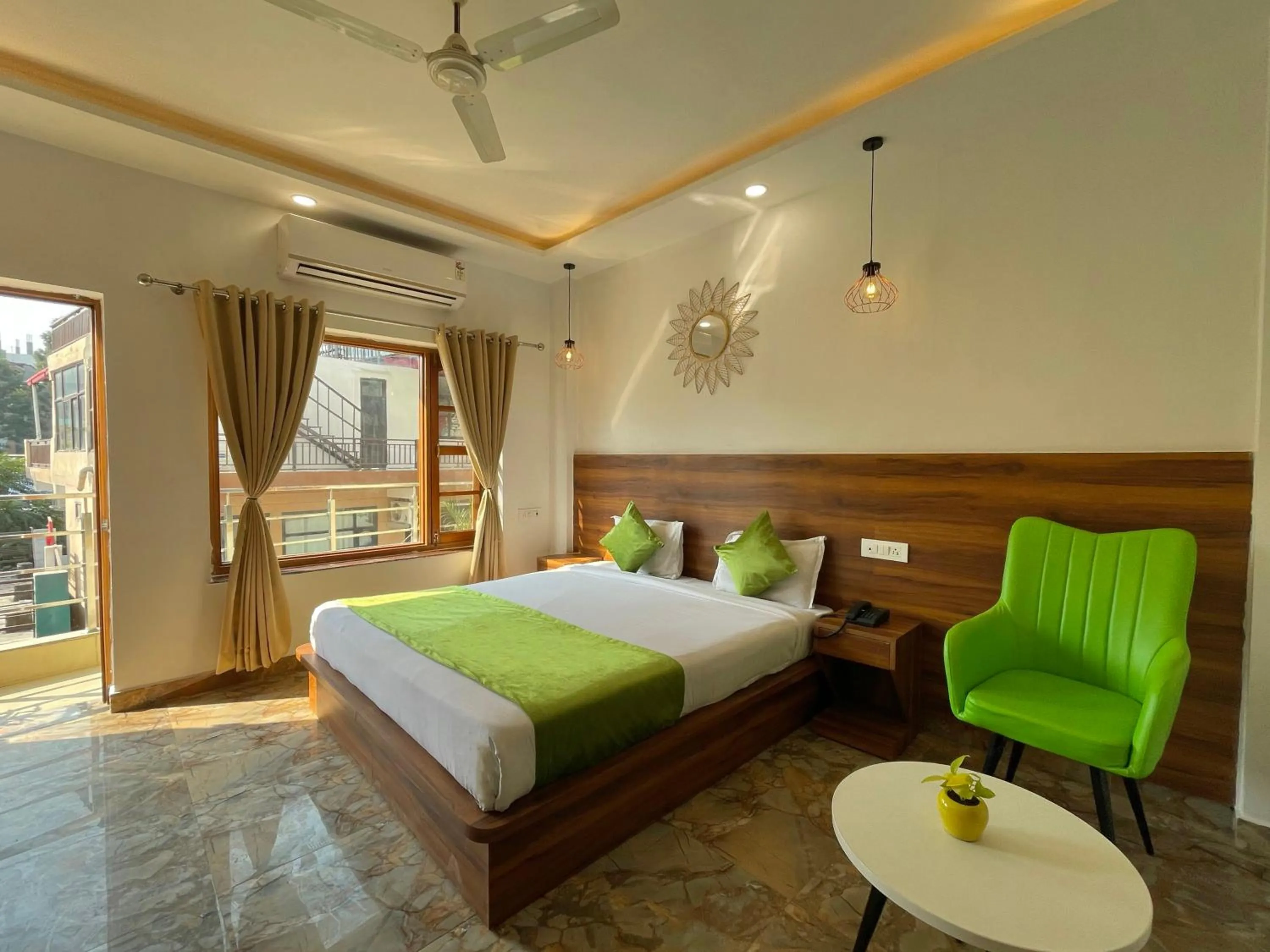 Bed in Wanna Stay Rishikesh