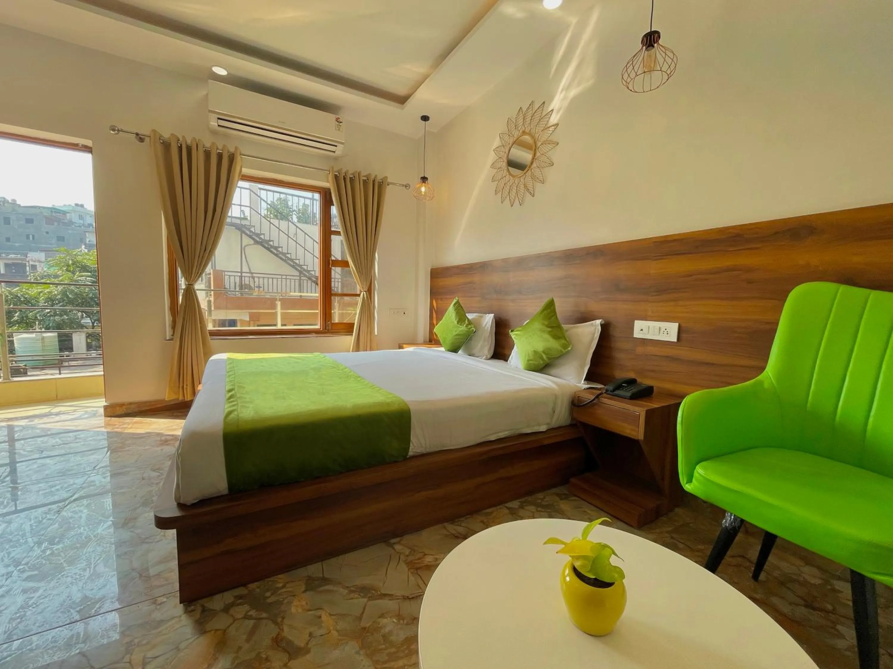 Bed in Wanna Stay Rishikesh