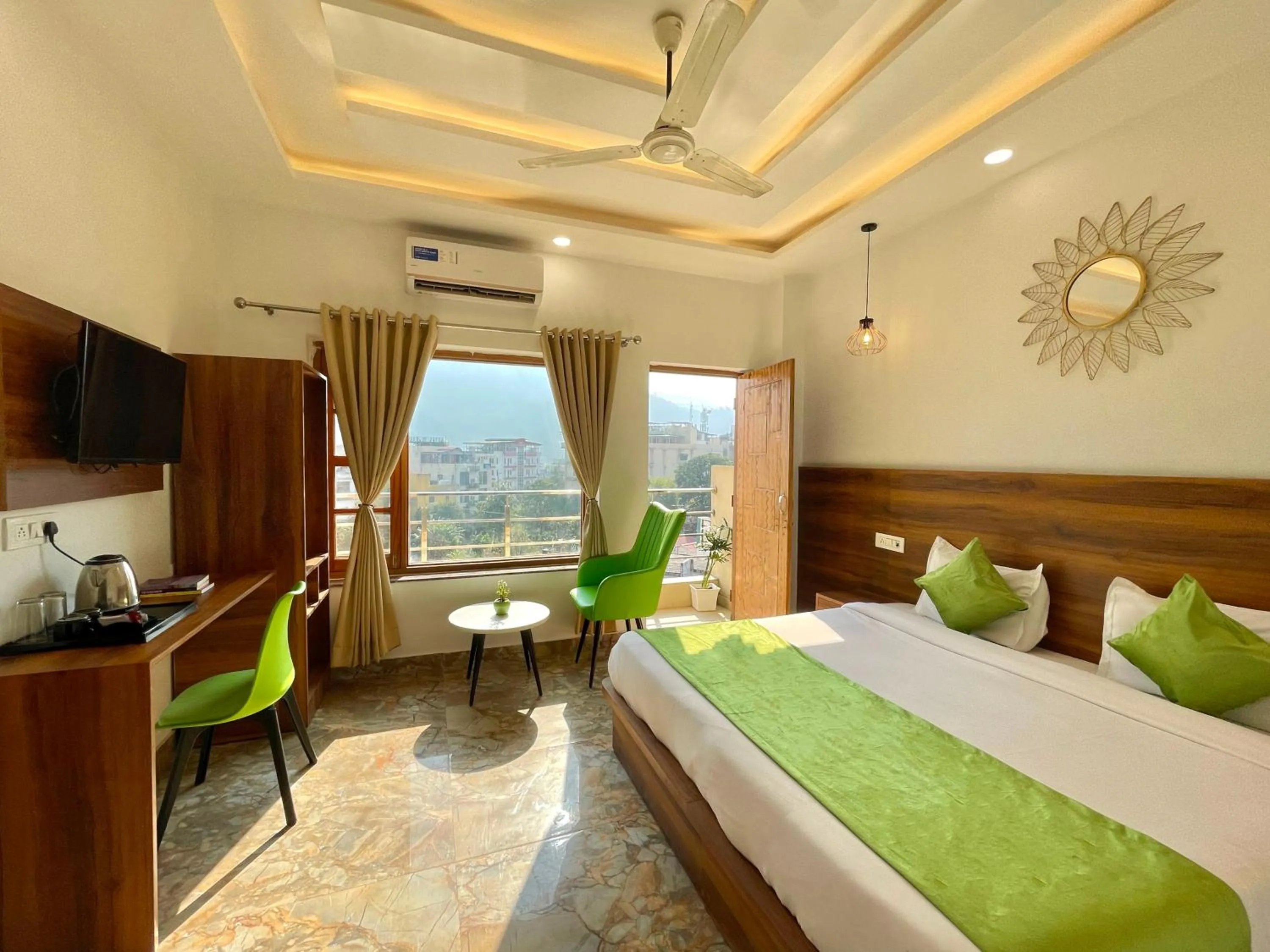 Bed in Wanna Stay Rishikesh