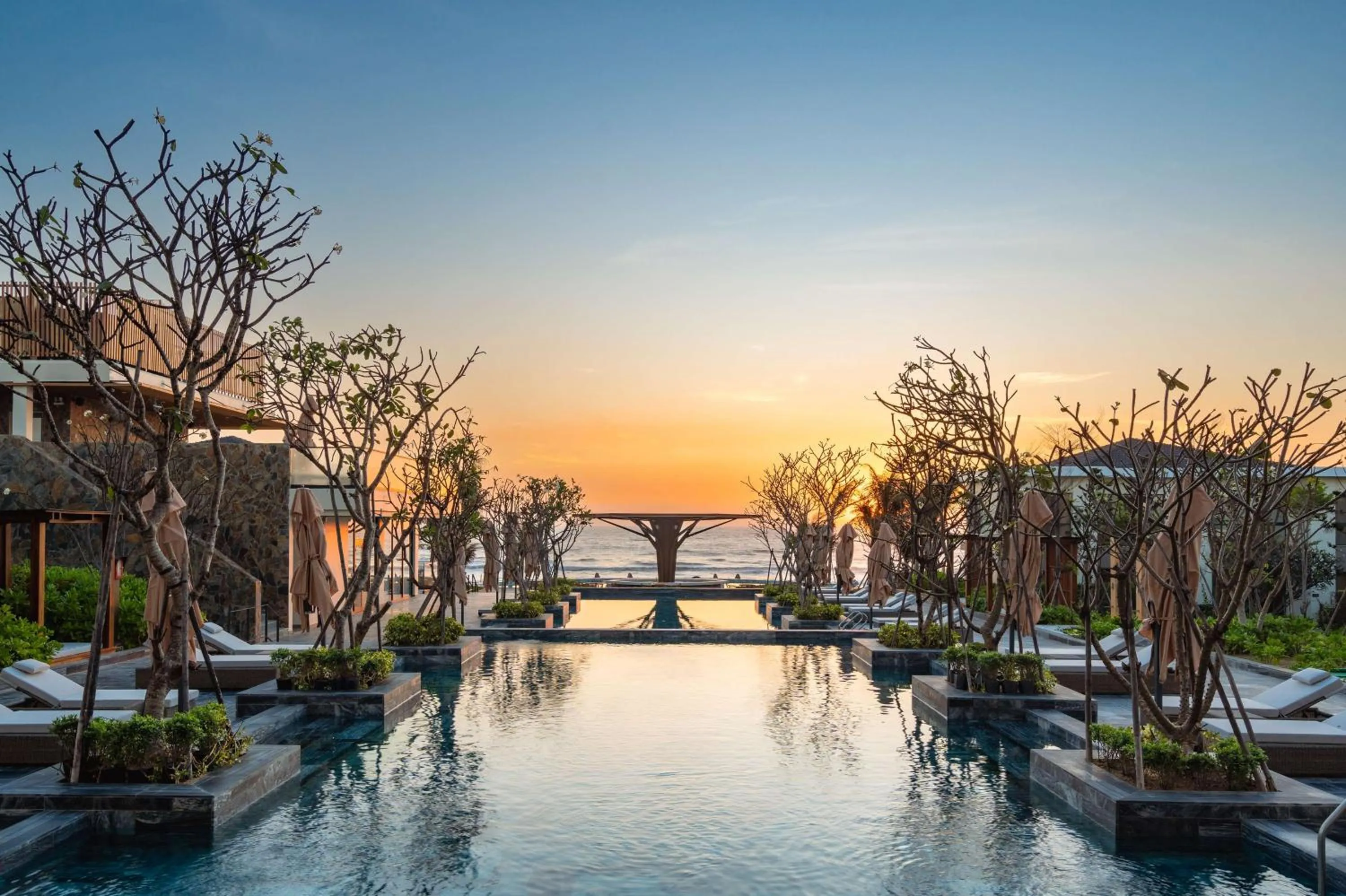 Pool view in Radisson Resort Mui Ne