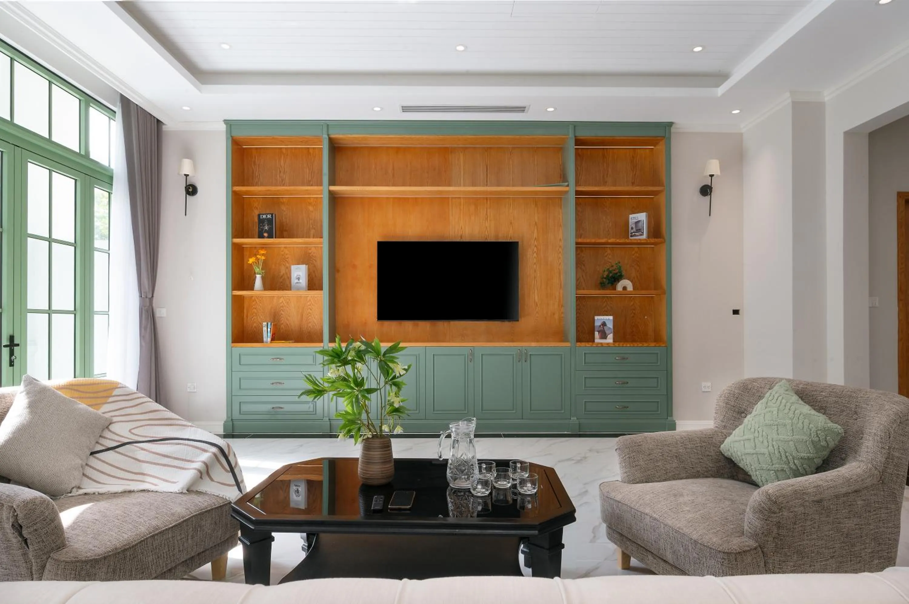 Living room in La isla Apartments & Villas - Sea View & Fireworks Phu Quoc