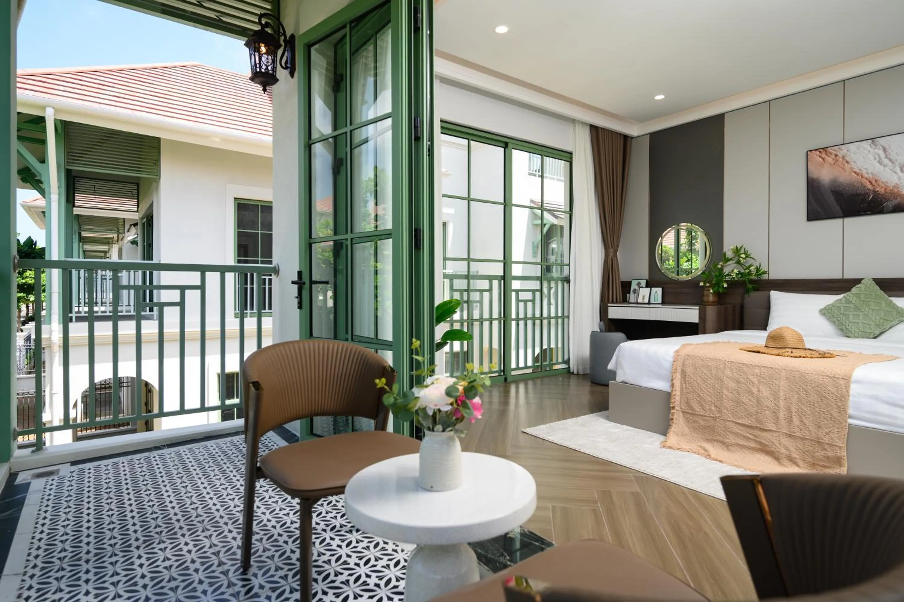 Balcony/Terrace, Bed in La isla Apartments & Villas - Sea View & Fireworks Phu Quoc