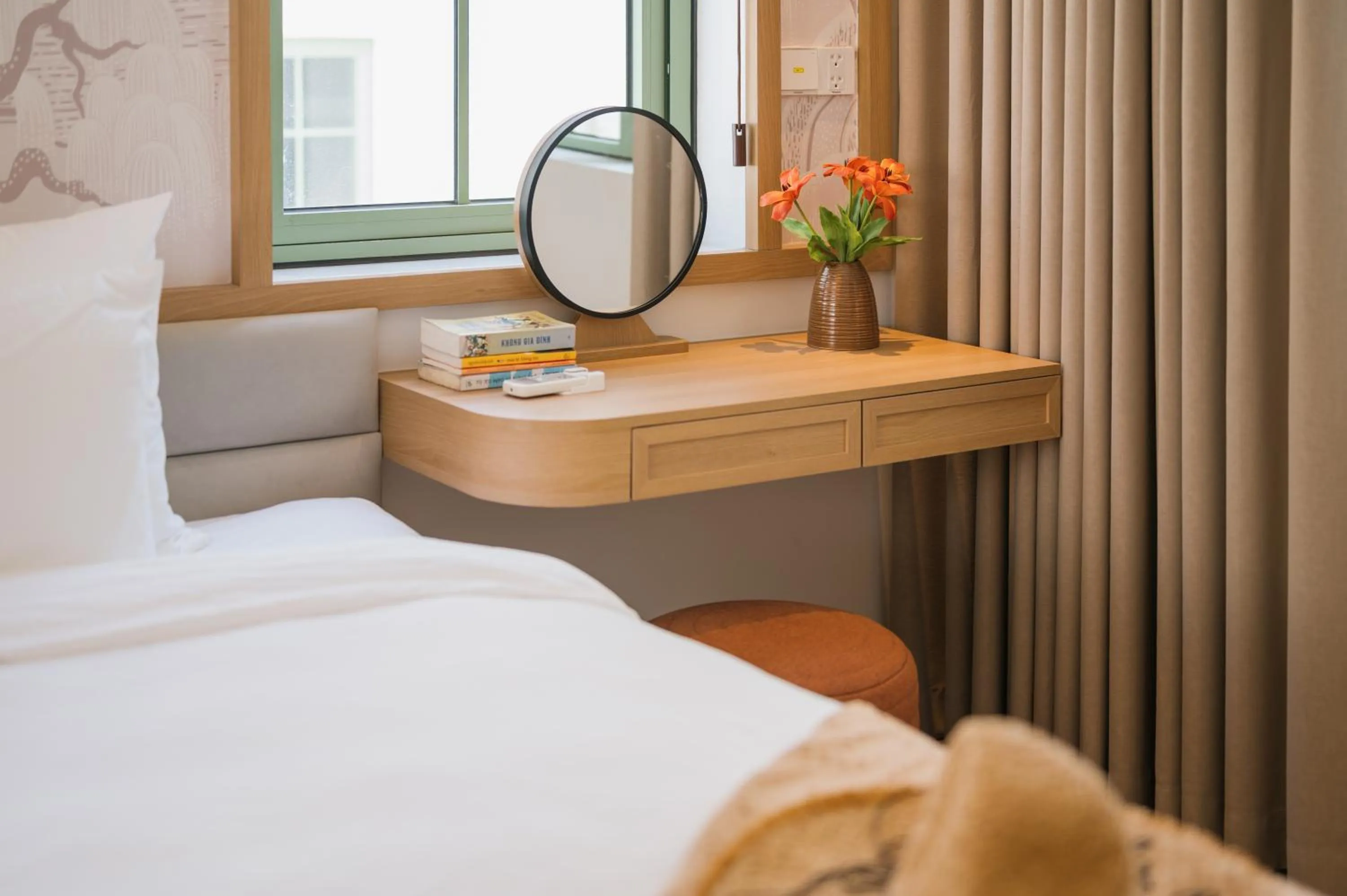 Decorative detail, Bed in La isla Apartments & Villas - Sea View & Fireworks Phu Quoc