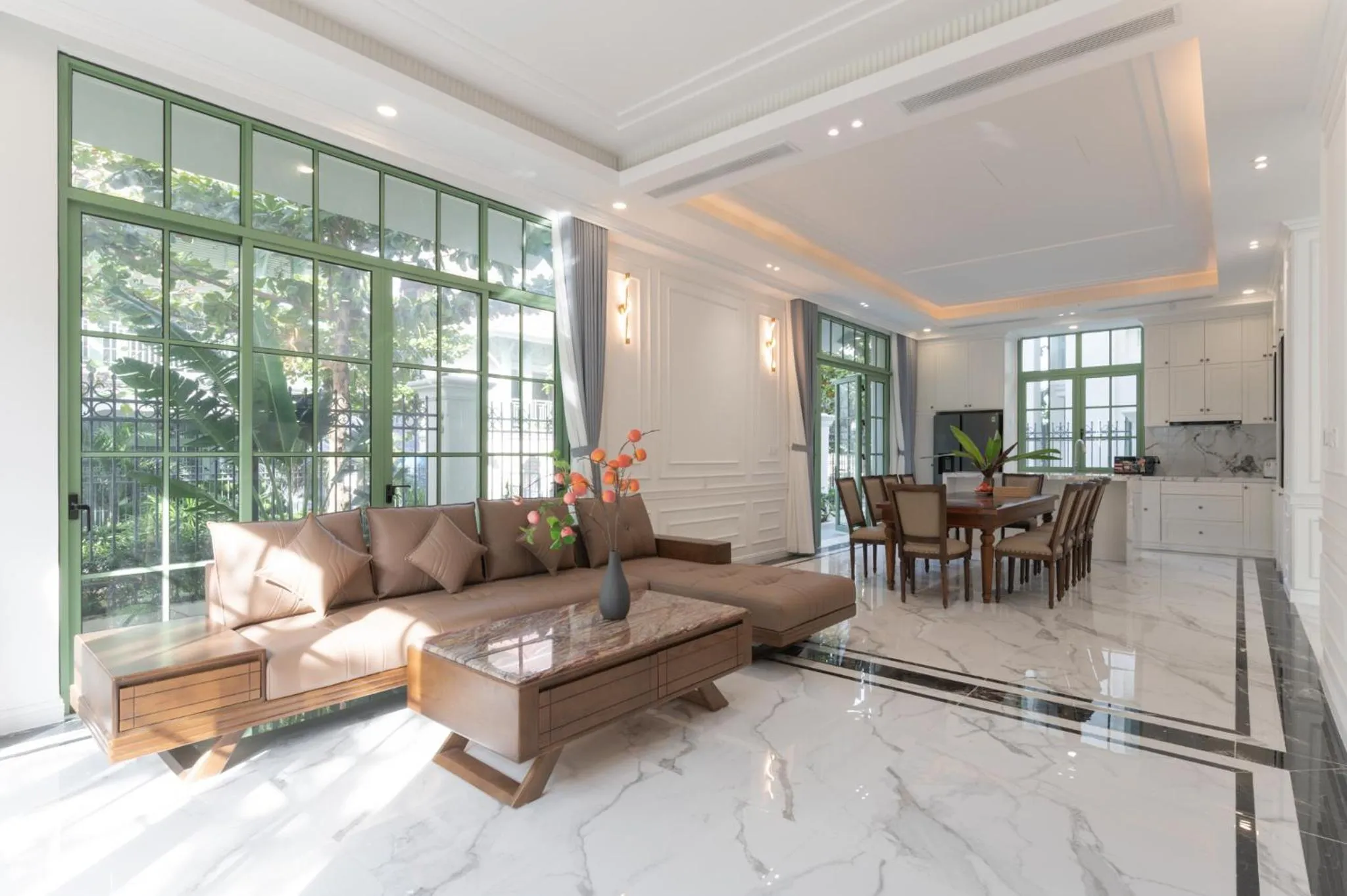 Living room in La isla Apartments & Villas - Sea View & Fireworks Phu Quoc