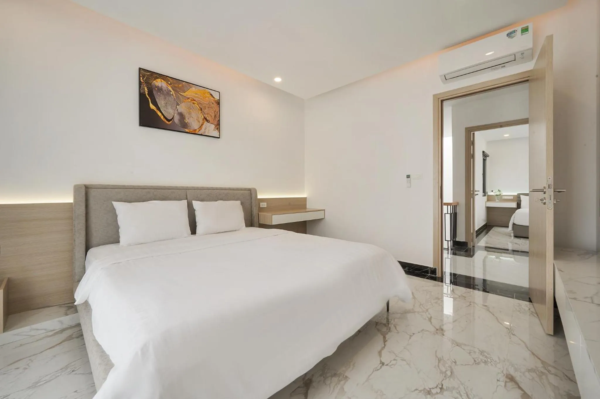 Bedroom, Bed in La isla Apartments & Villas - Sea View & Fireworks Phu Quoc