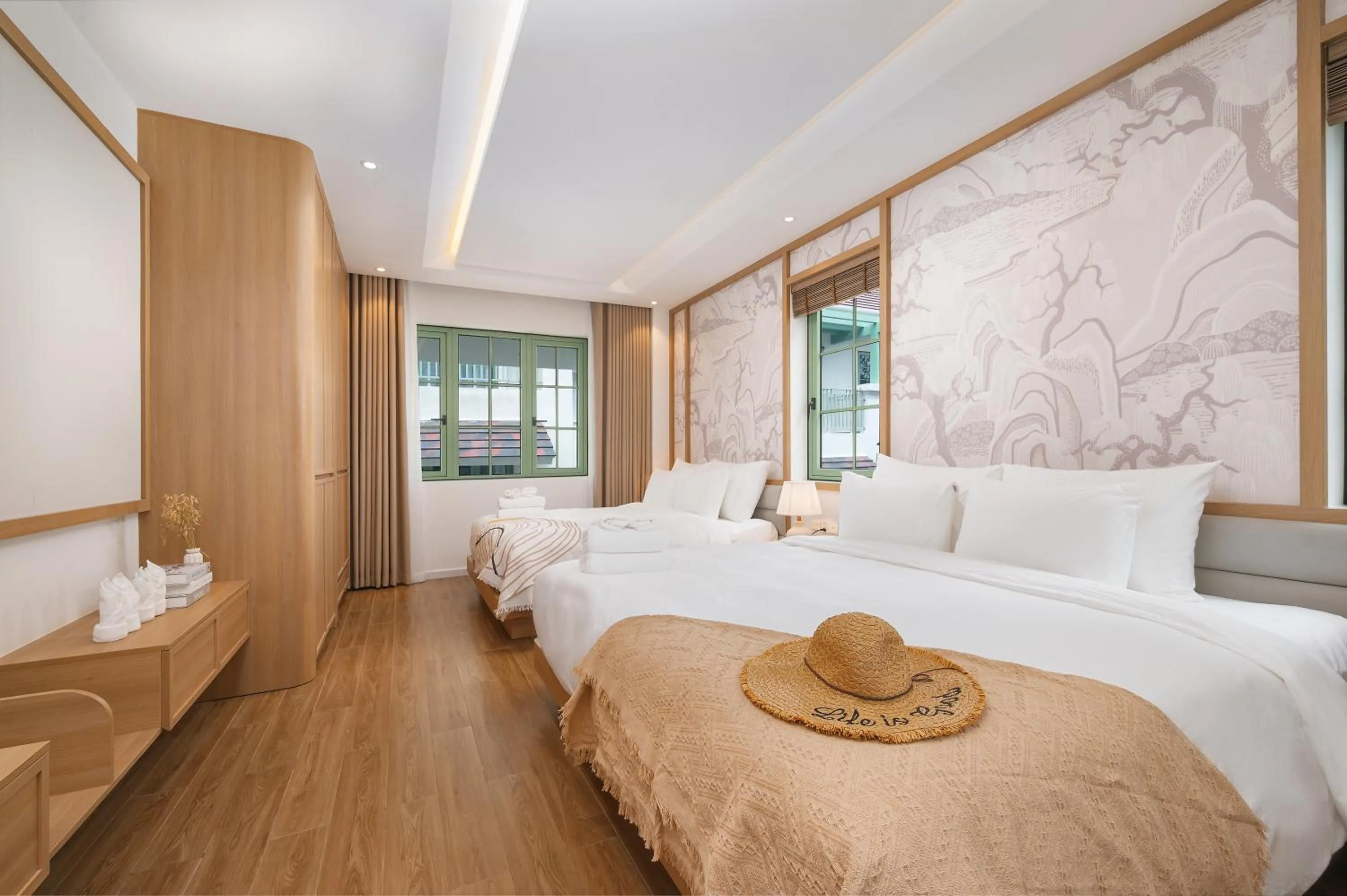 Bed in La isla Apartments & Villas - Sea View & Fireworks Phu Quoc