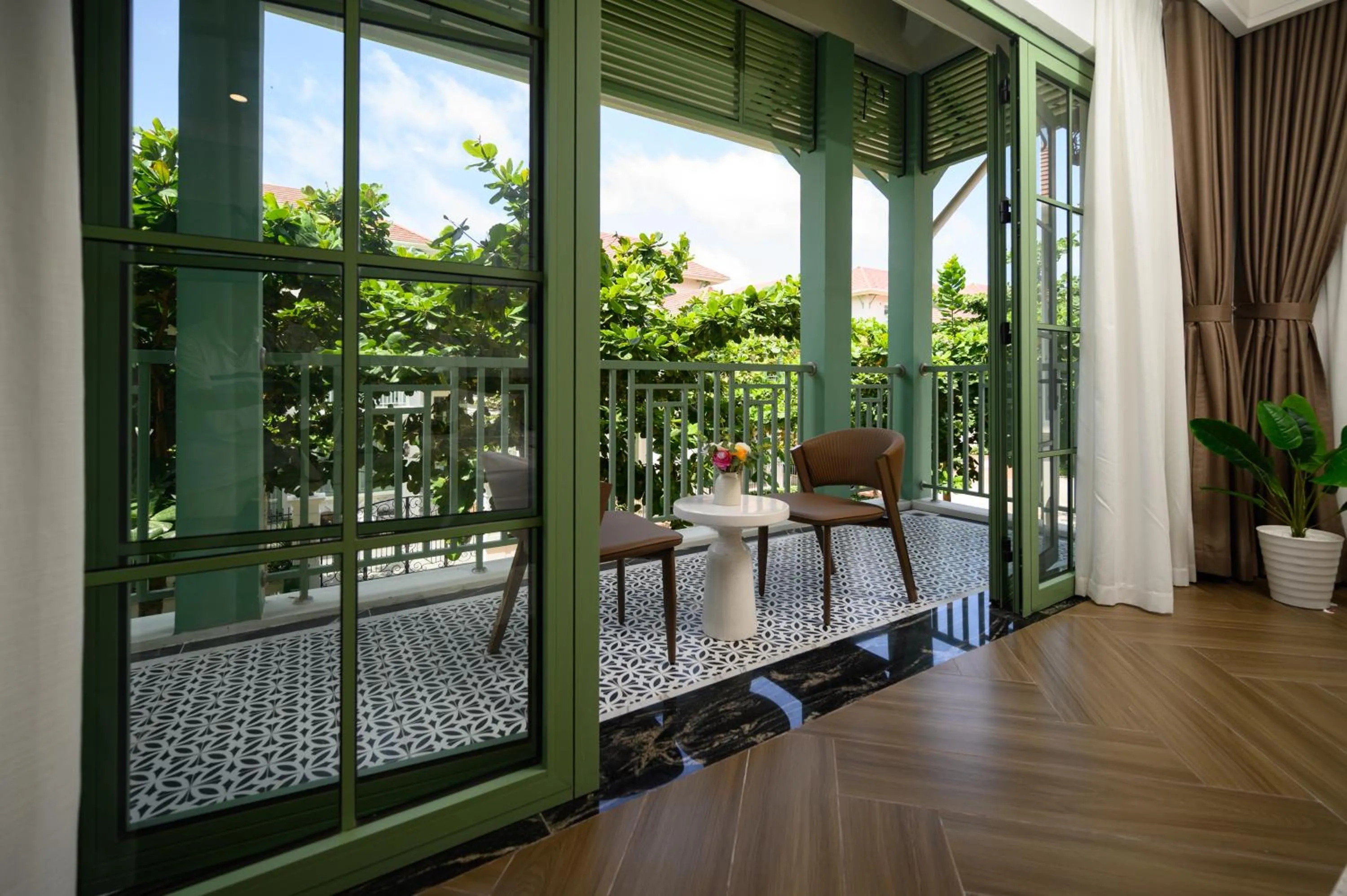 Balcony/Terrace in La isla Apartments & Villas - Sea View & Fireworks Phu Quoc