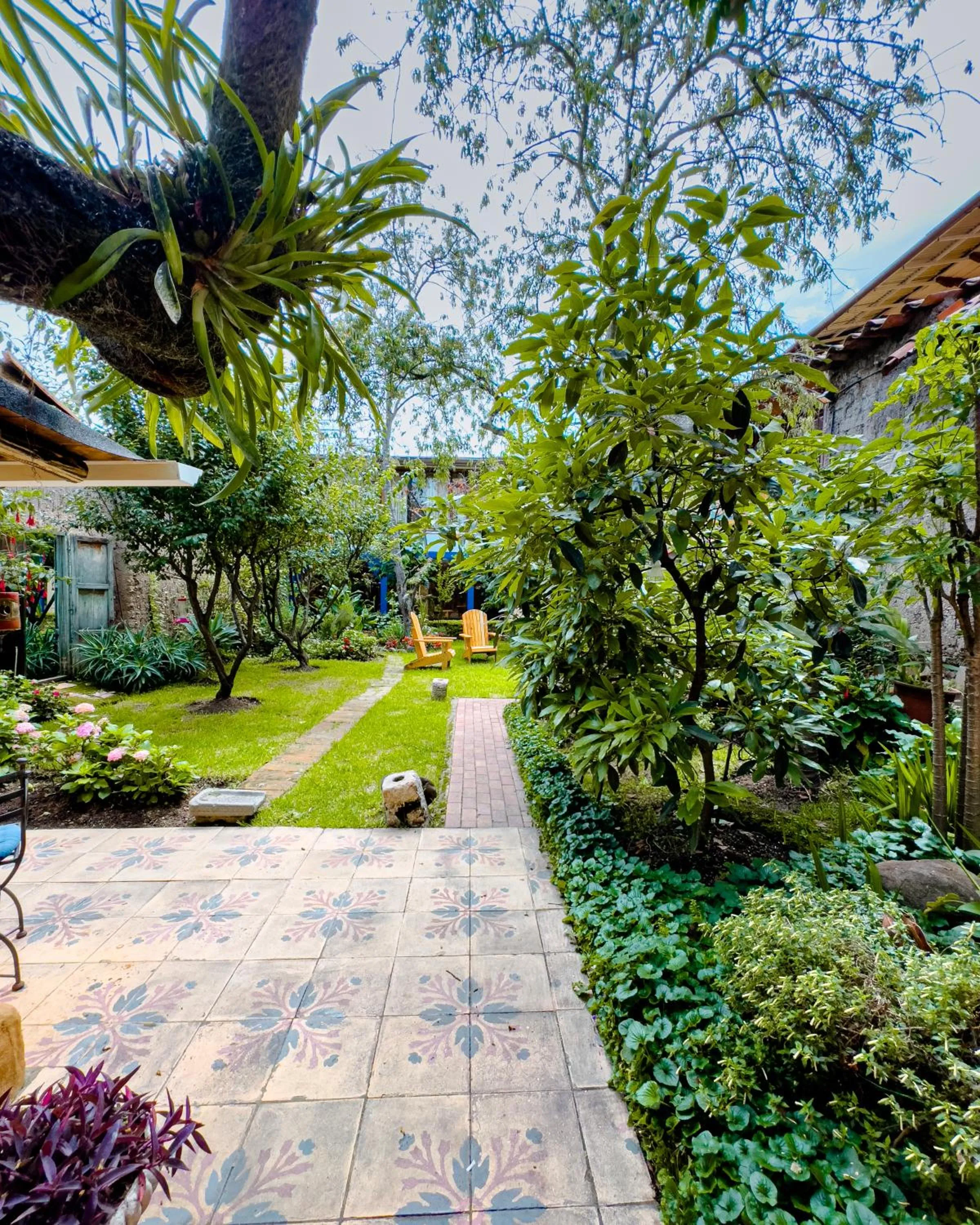 Garden in Hotel Boutique Casa Montalvo Cuenca