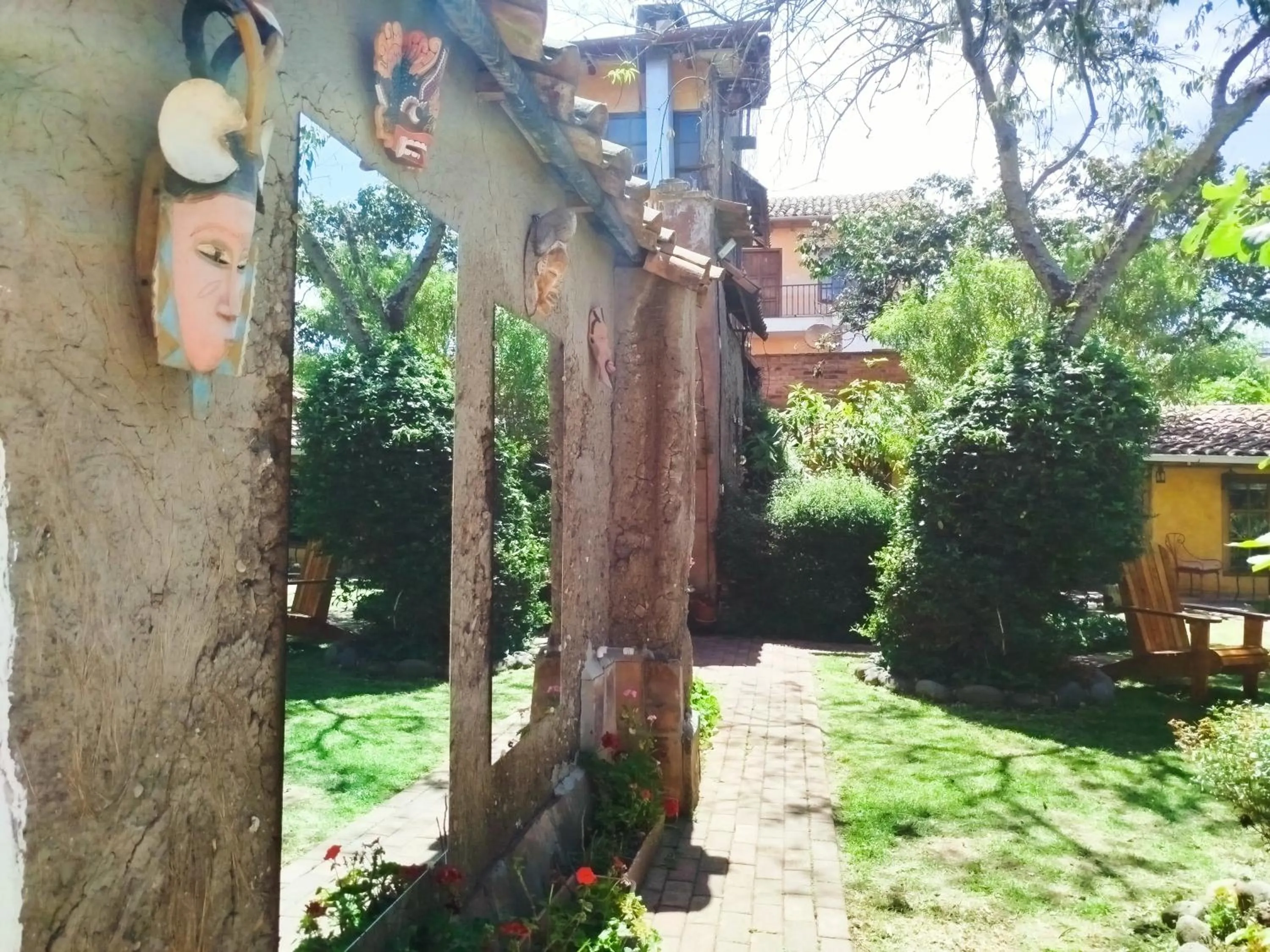 Garden in Hotel Boutique Casa Montalvo Cuenca