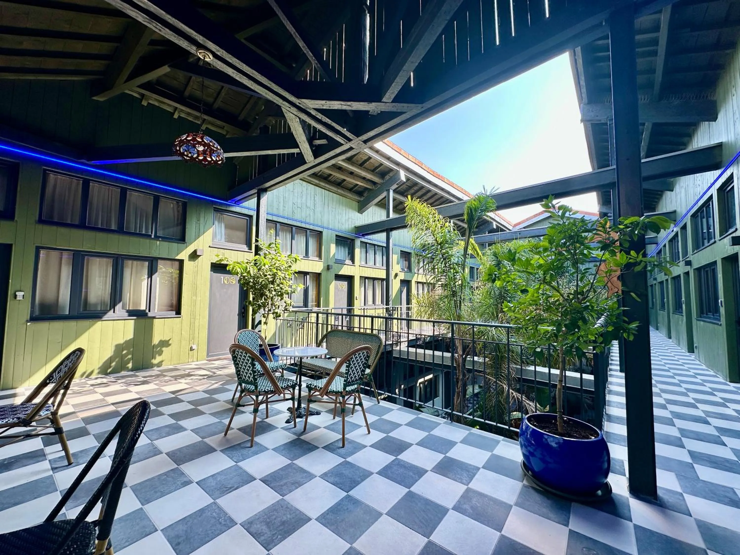 Patio in Smartappart Niort