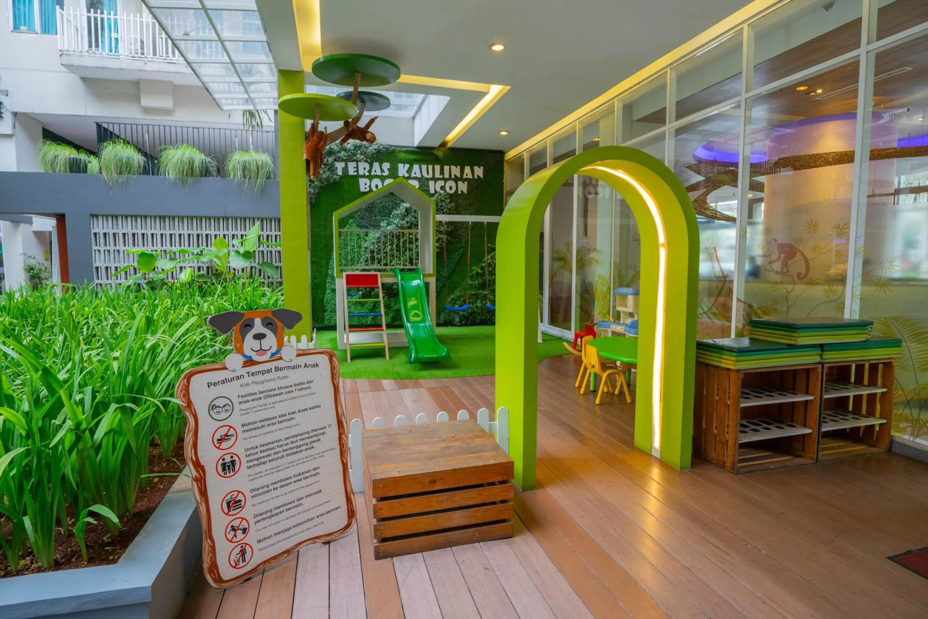 Children play ground in Swiss-Belcourt Bogor