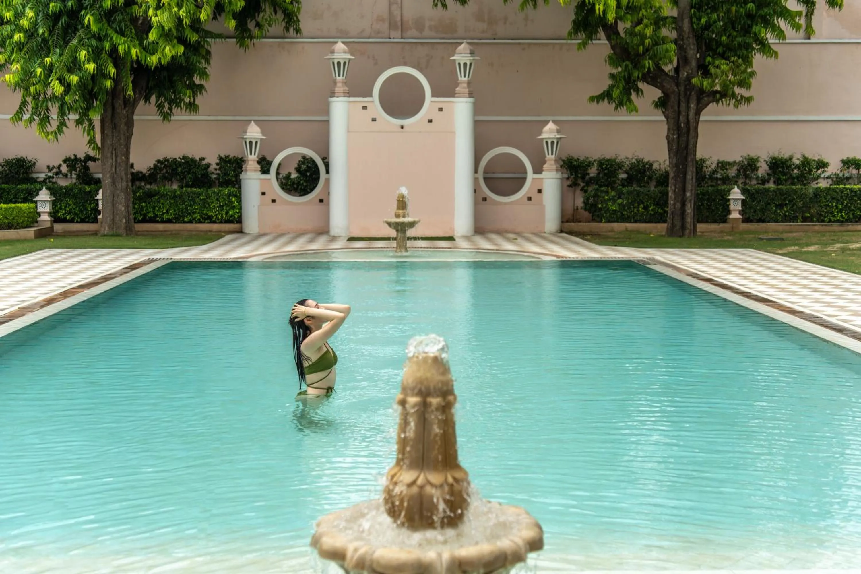 Swimming pool in Rajmahal Palace RAAS