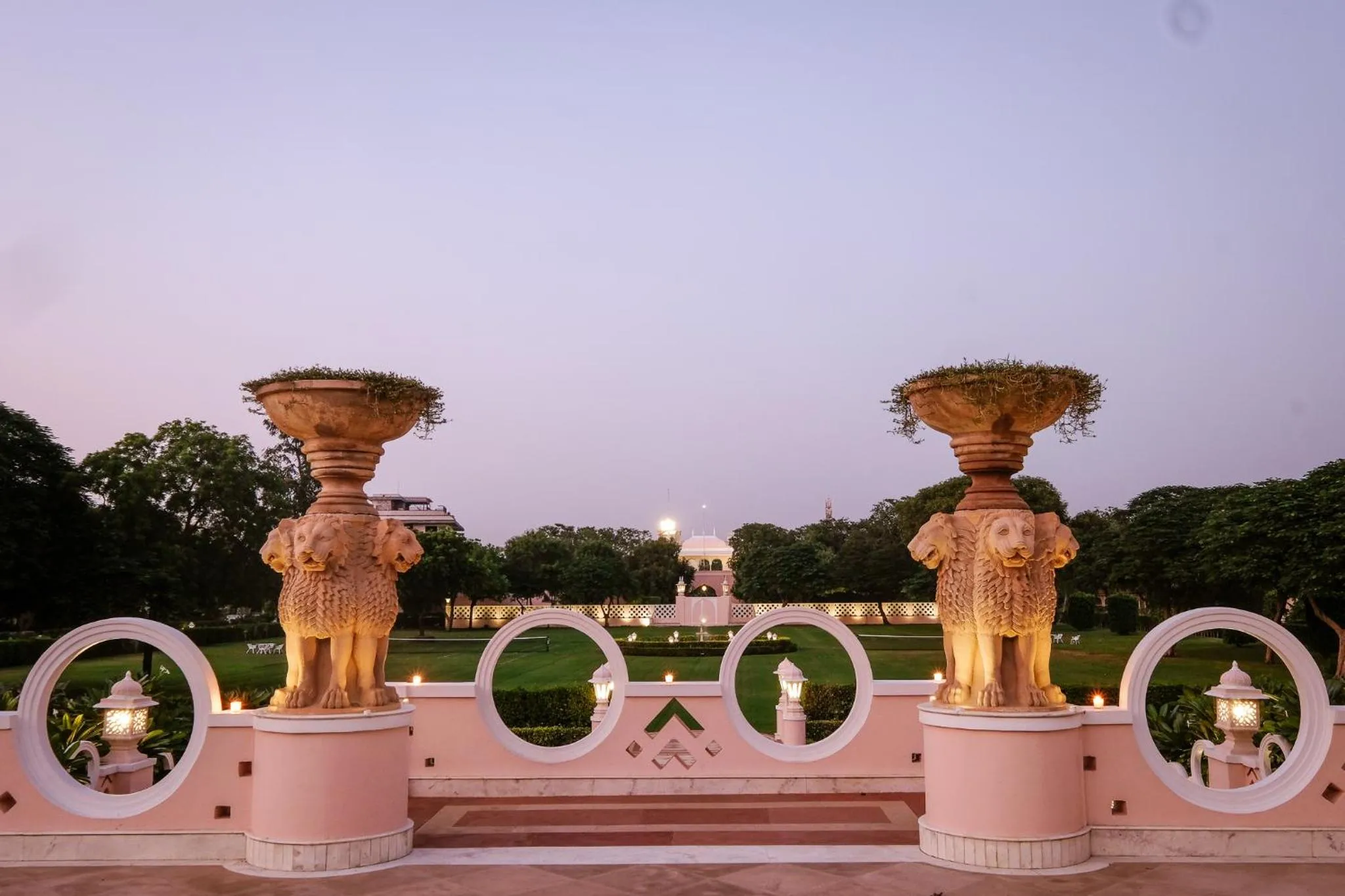 Garden in Rajmahal Palace RAAS