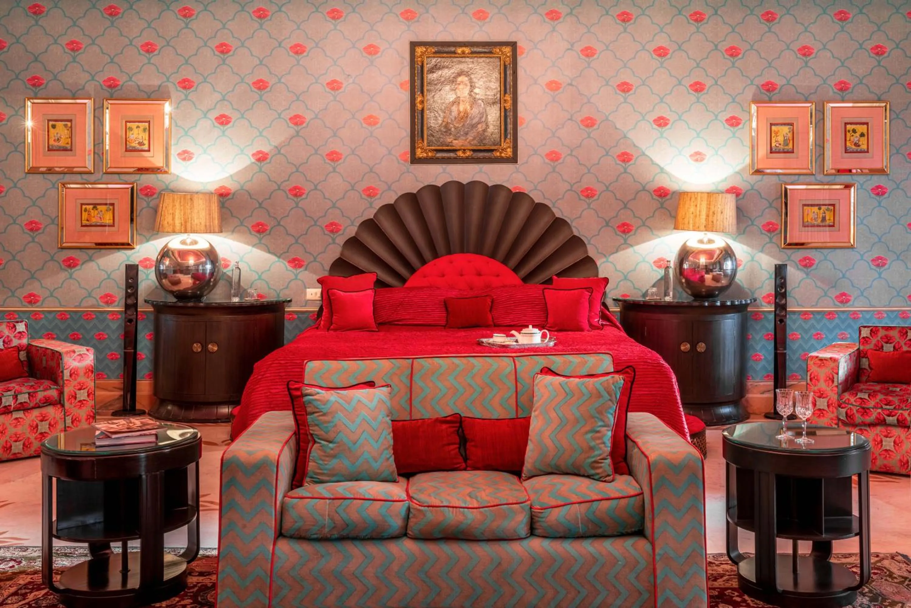 Bedroom in Rajmahal Palace RAAS