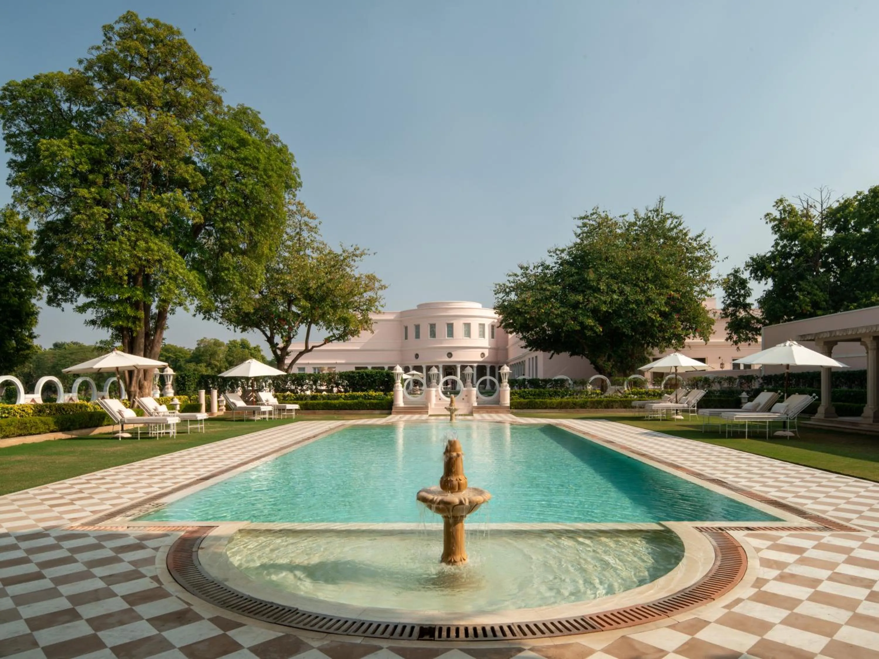Swimming pool in Rajmahal Palace RAAS