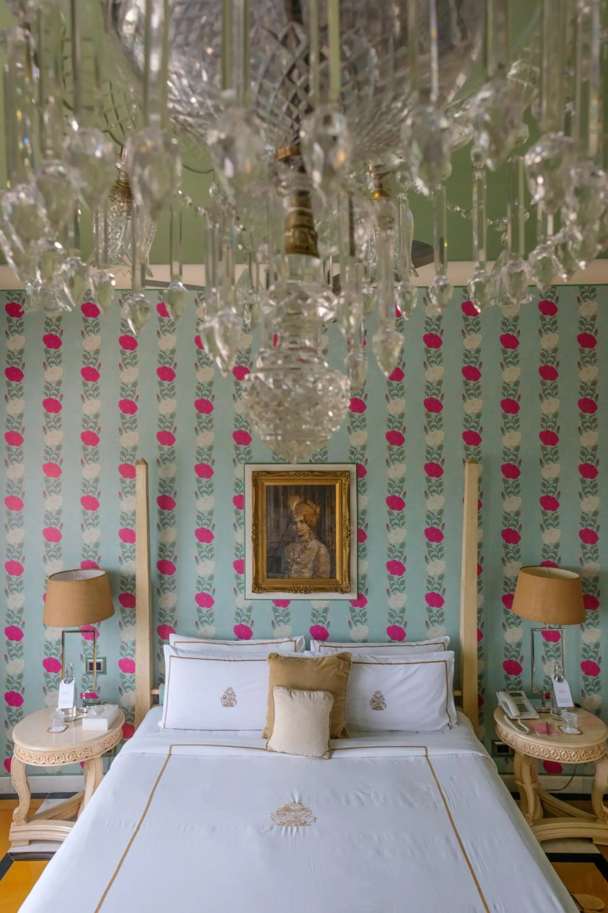 Bedroom, Bed in Rajmahal Palace RAAS