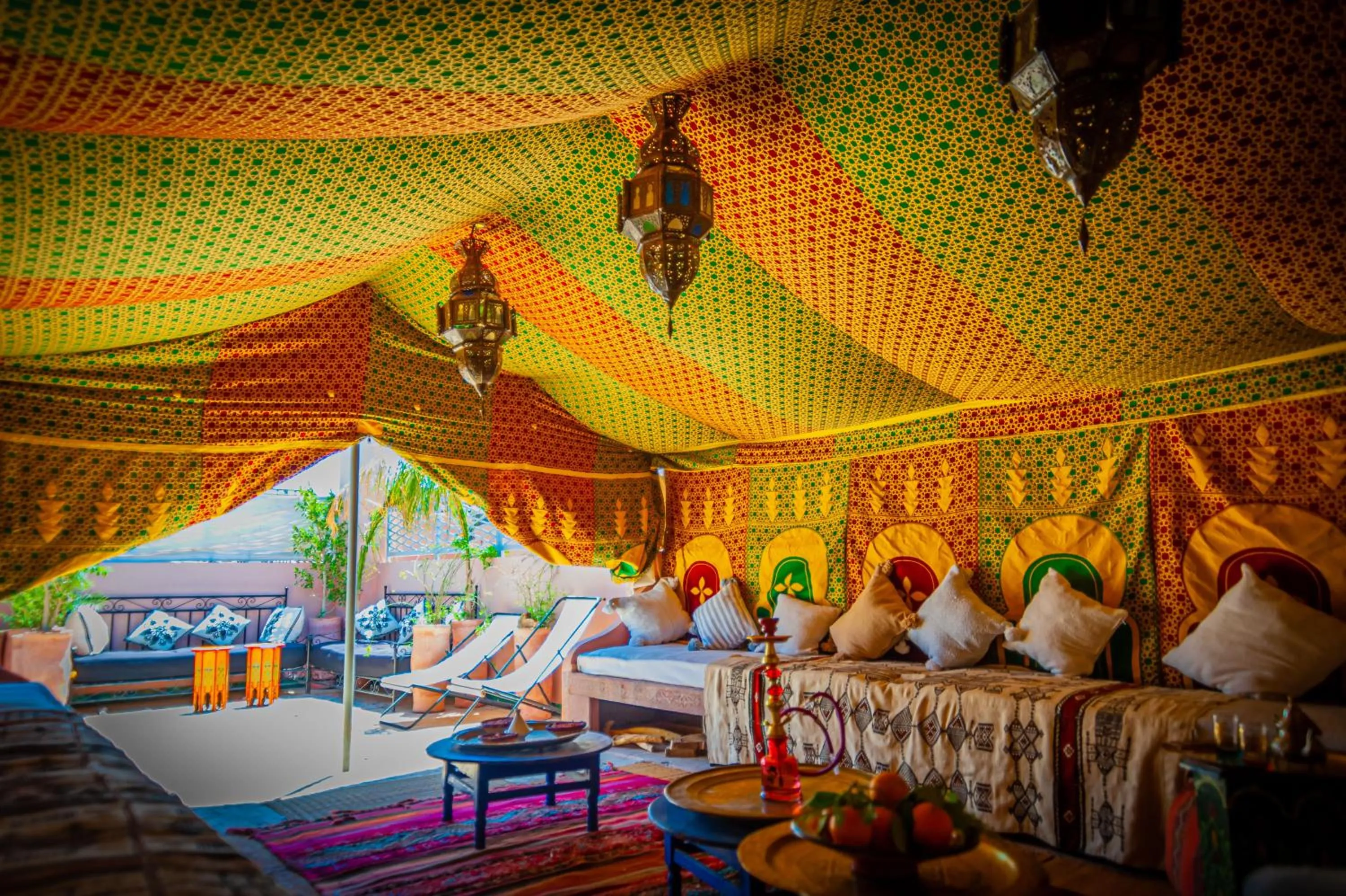 Patio in Riad Dar Mamouni