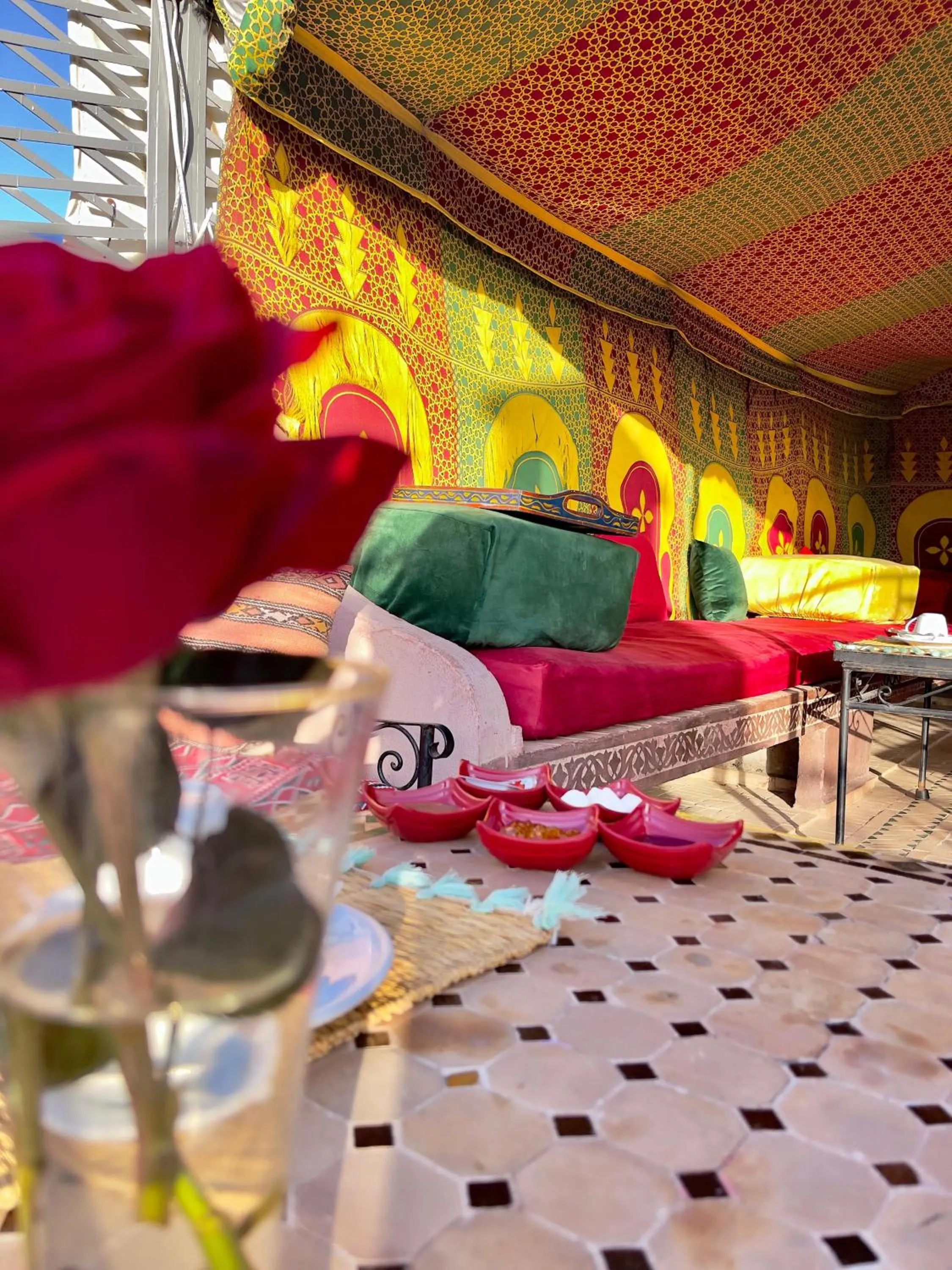 Patio in Riad Dar Mamouni