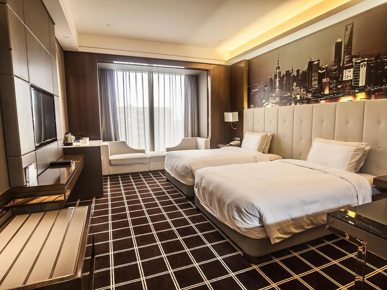 Bed in Royal Century Hotel Shanghai