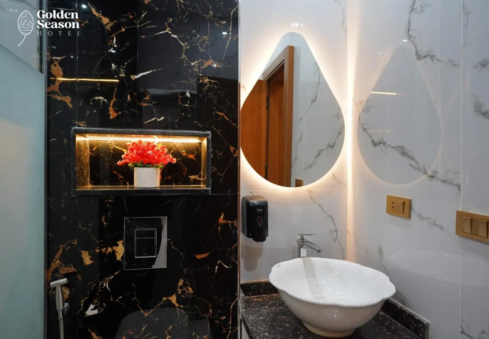 Shower in Golden Season Hotel