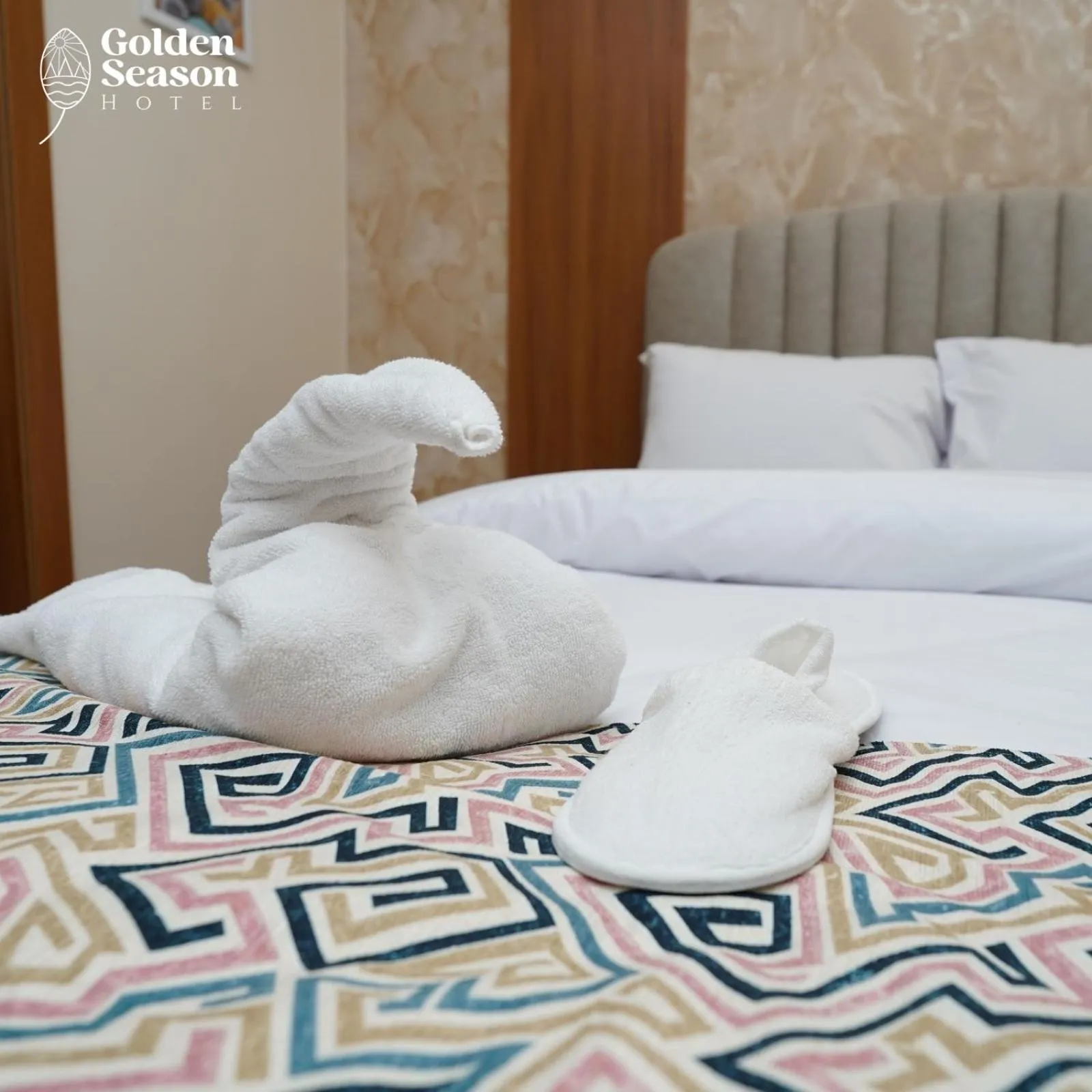 Bed in Golden Season Hotel