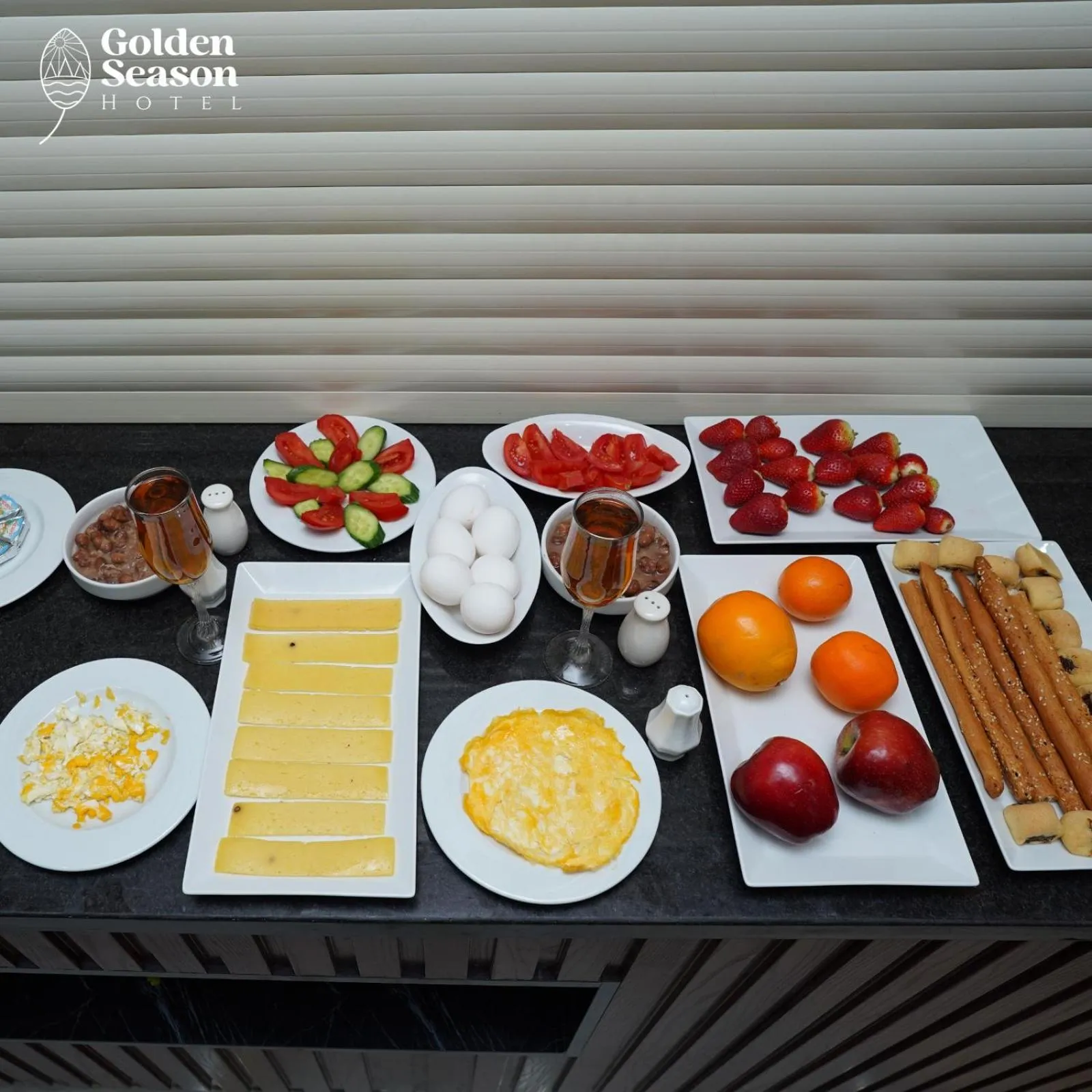 Continental breakfast in Golden Season Hotel