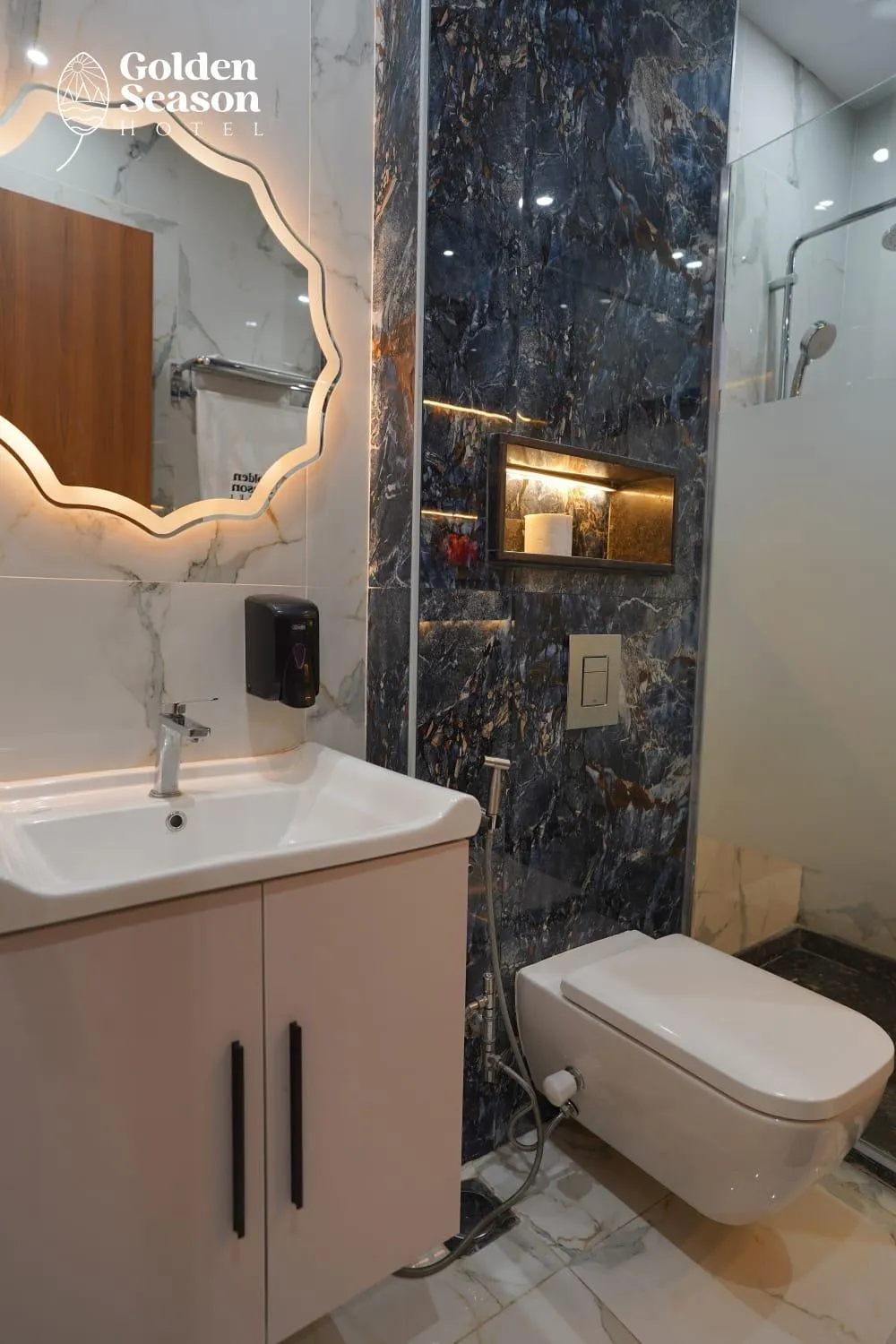 Shower in Golden Season Hotel