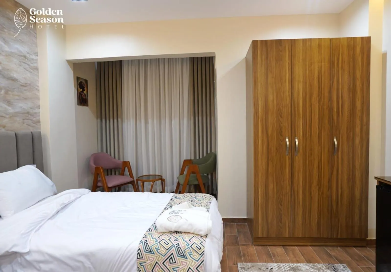 Bed in Golden Season Hotel