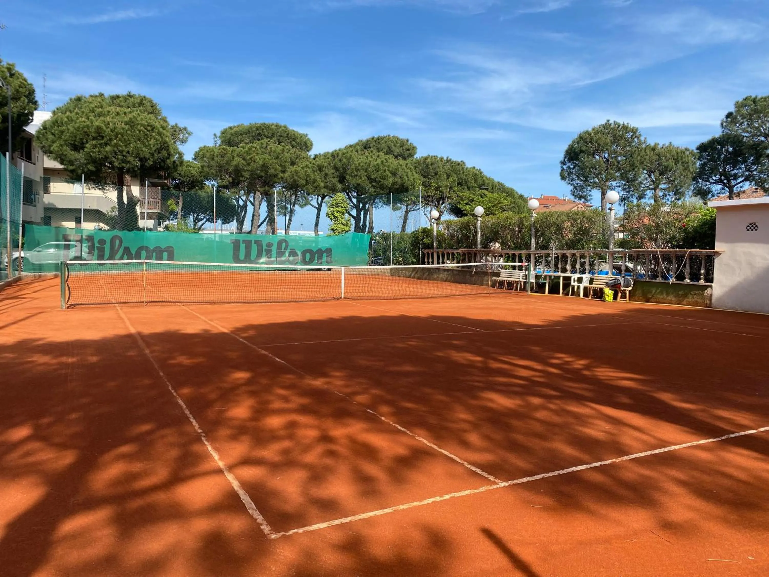 Tennis court in Hotel Franca