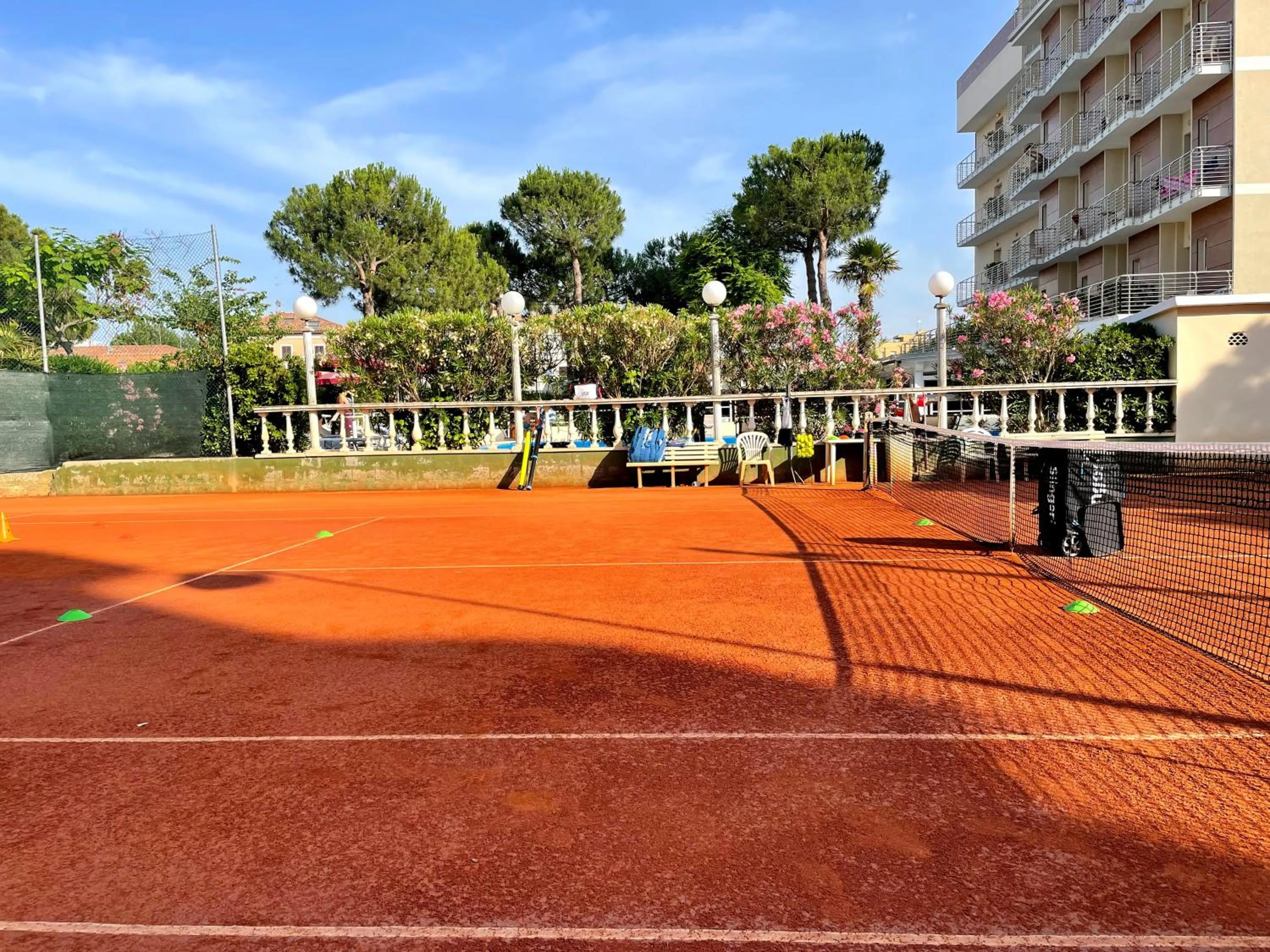 Tennis court in Hotel Franca