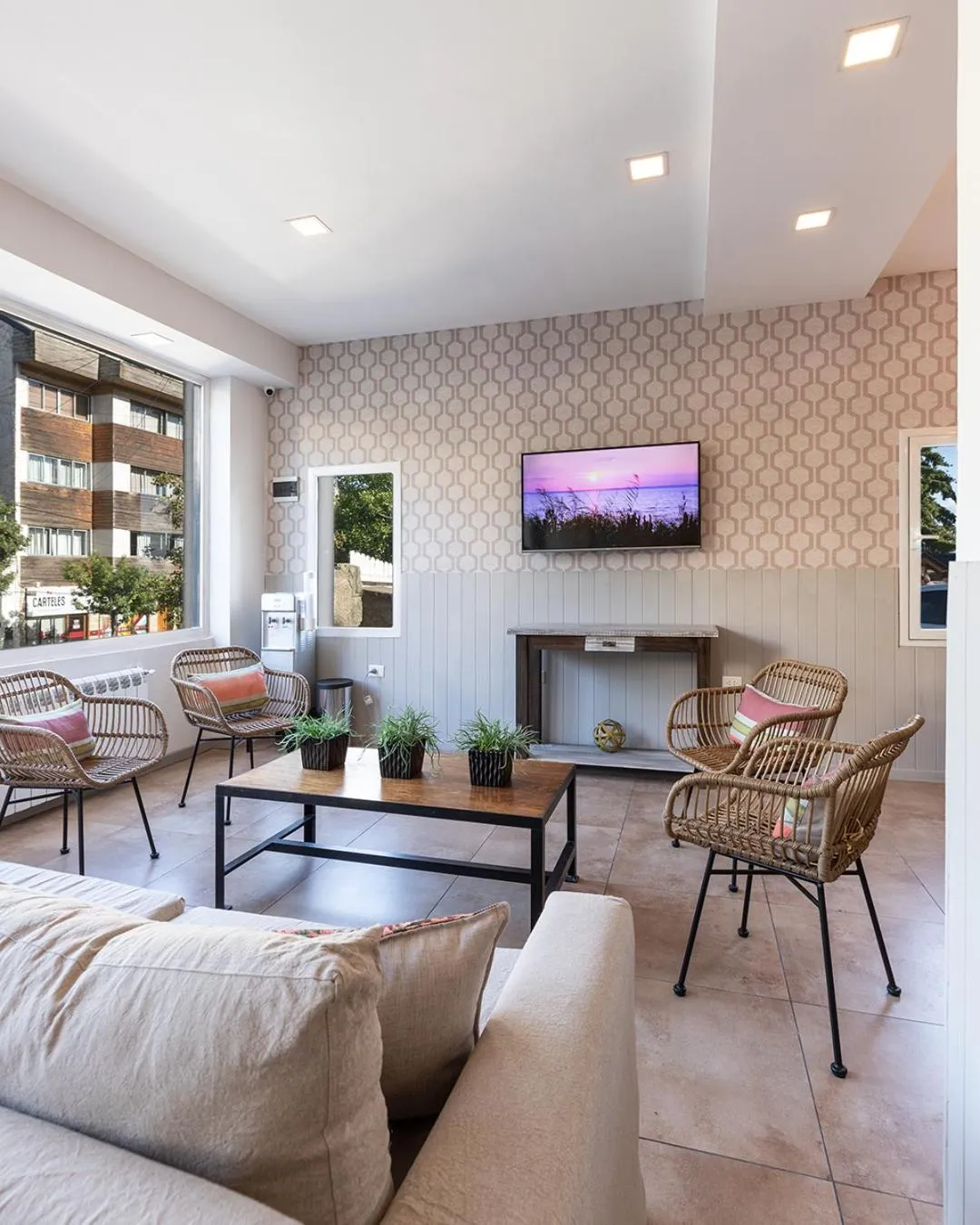 Living room in Hotel Tierra Gaucha