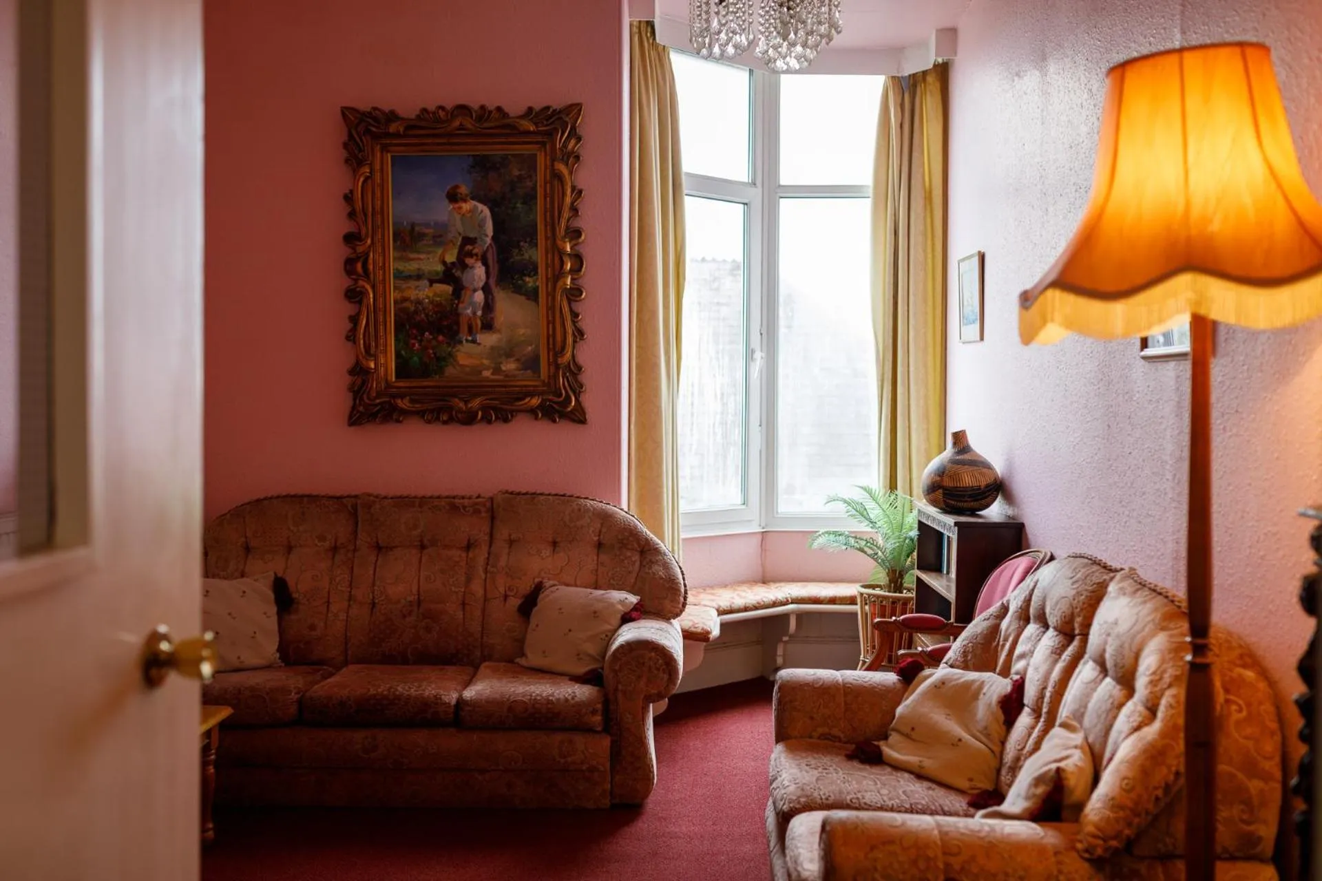 Communal lounge/ TV room in Cherry Tree Hotel