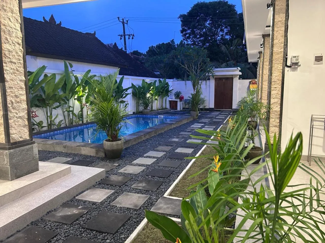 Garden in Alit Guest House