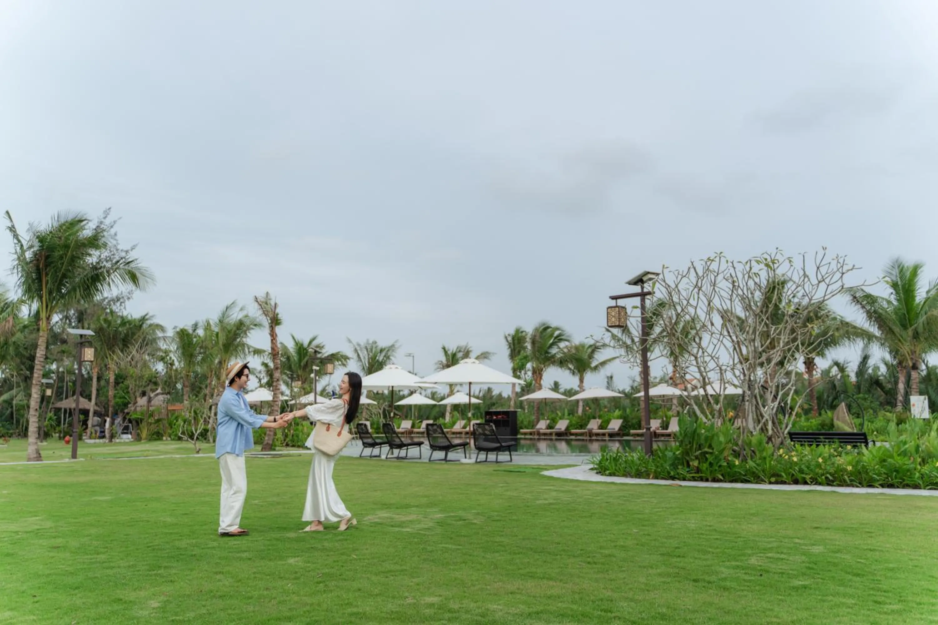 Garden in Nesta Hoian Resort & Spa