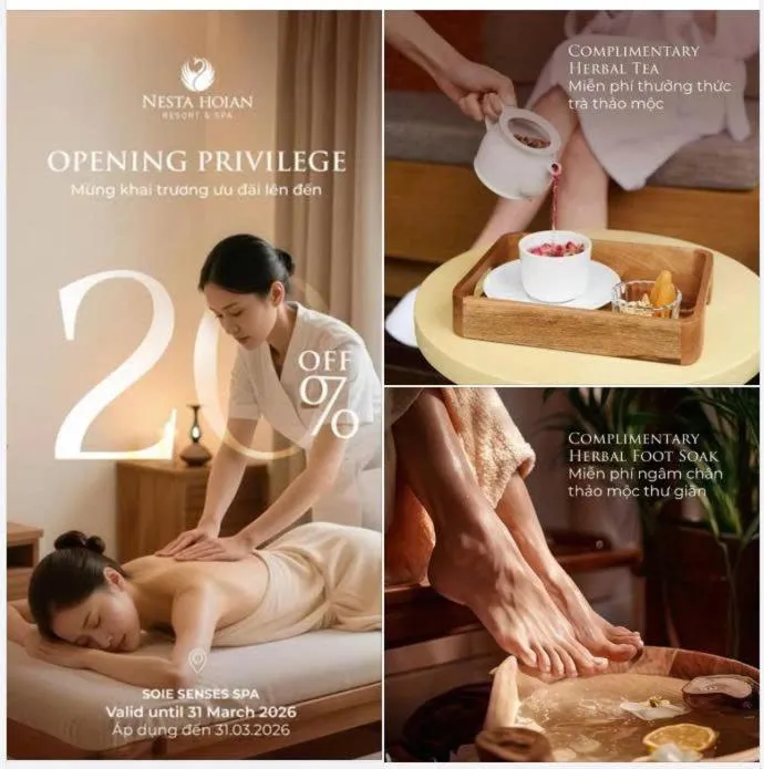 Spa and wellness centre/facilities in Nesta Hoian Resort & Spa