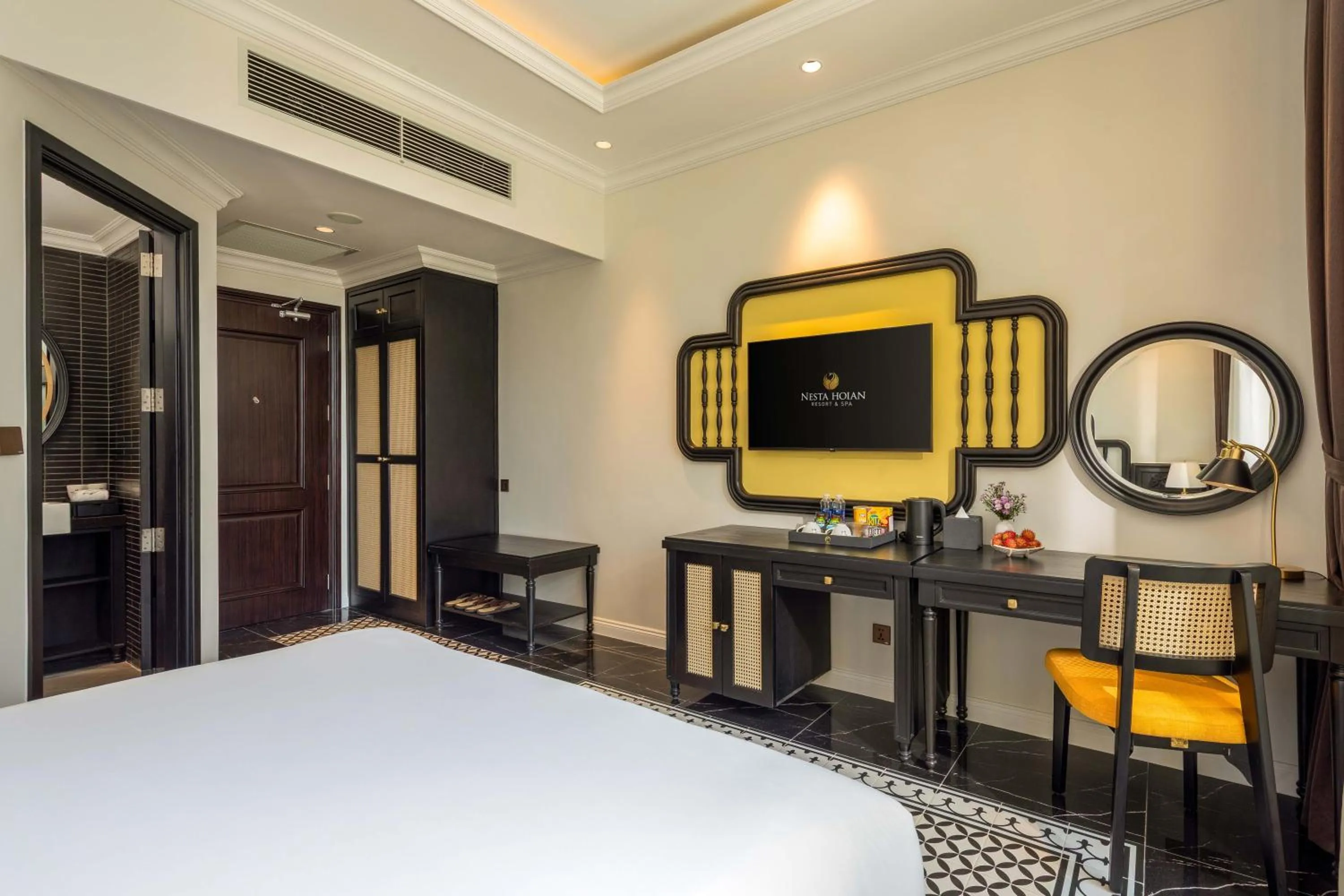 Bedroom, Bed in Nesta Hoian Resort & Spa