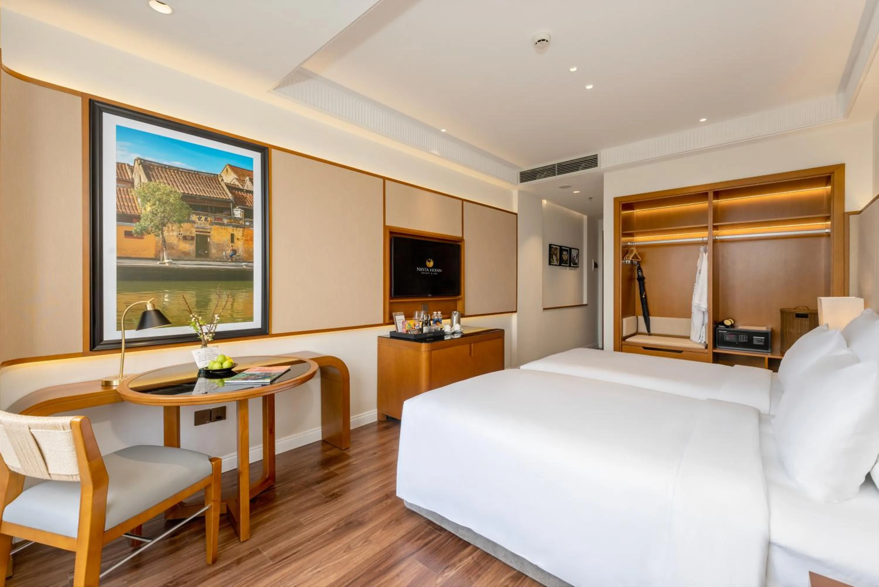 Bedroom, Bed in Nesta Hoian Resort & Spa