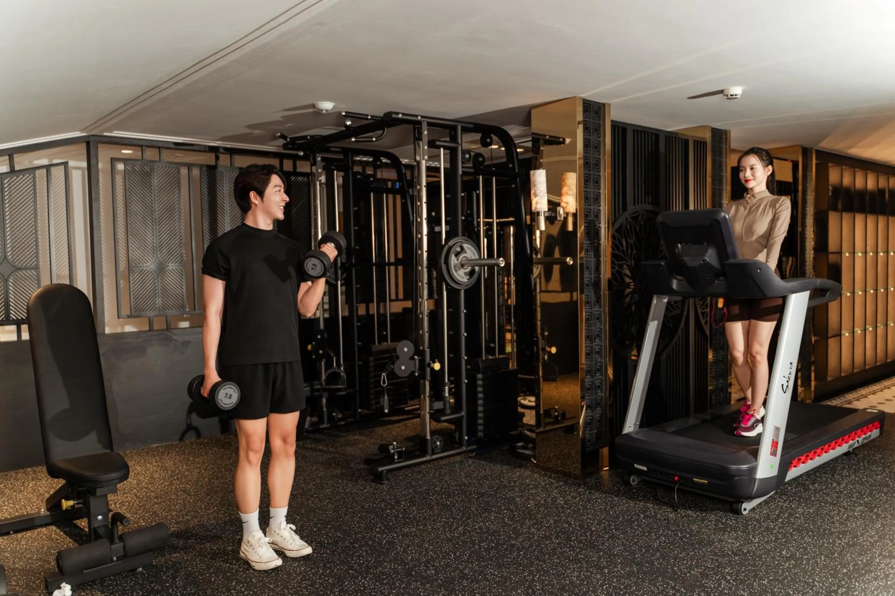 Fitness centre/facilities in Nesta Hoian Resort & Spa