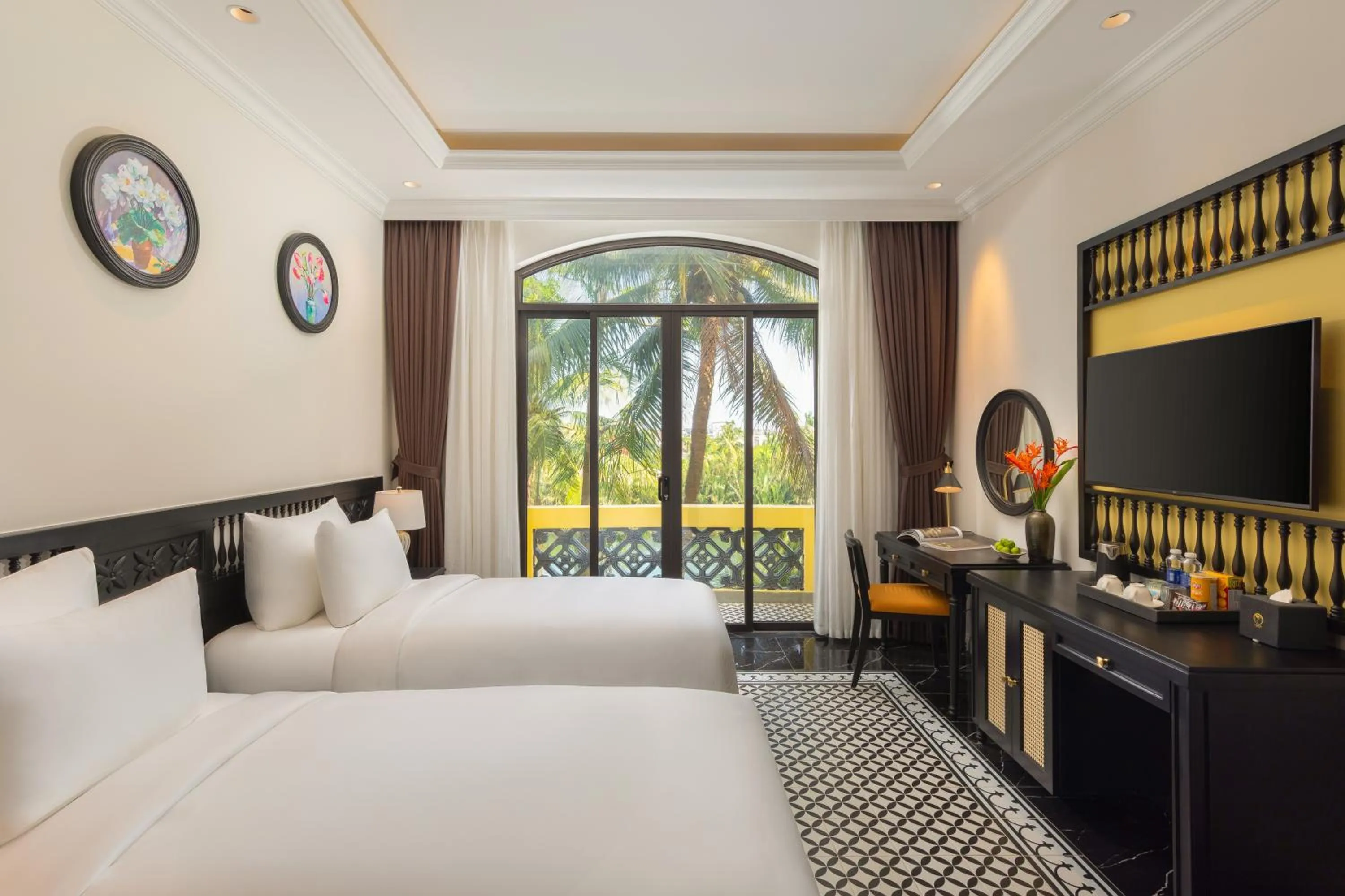 TV and multimedia, Bed in Nesta Hoian Resort & Spa