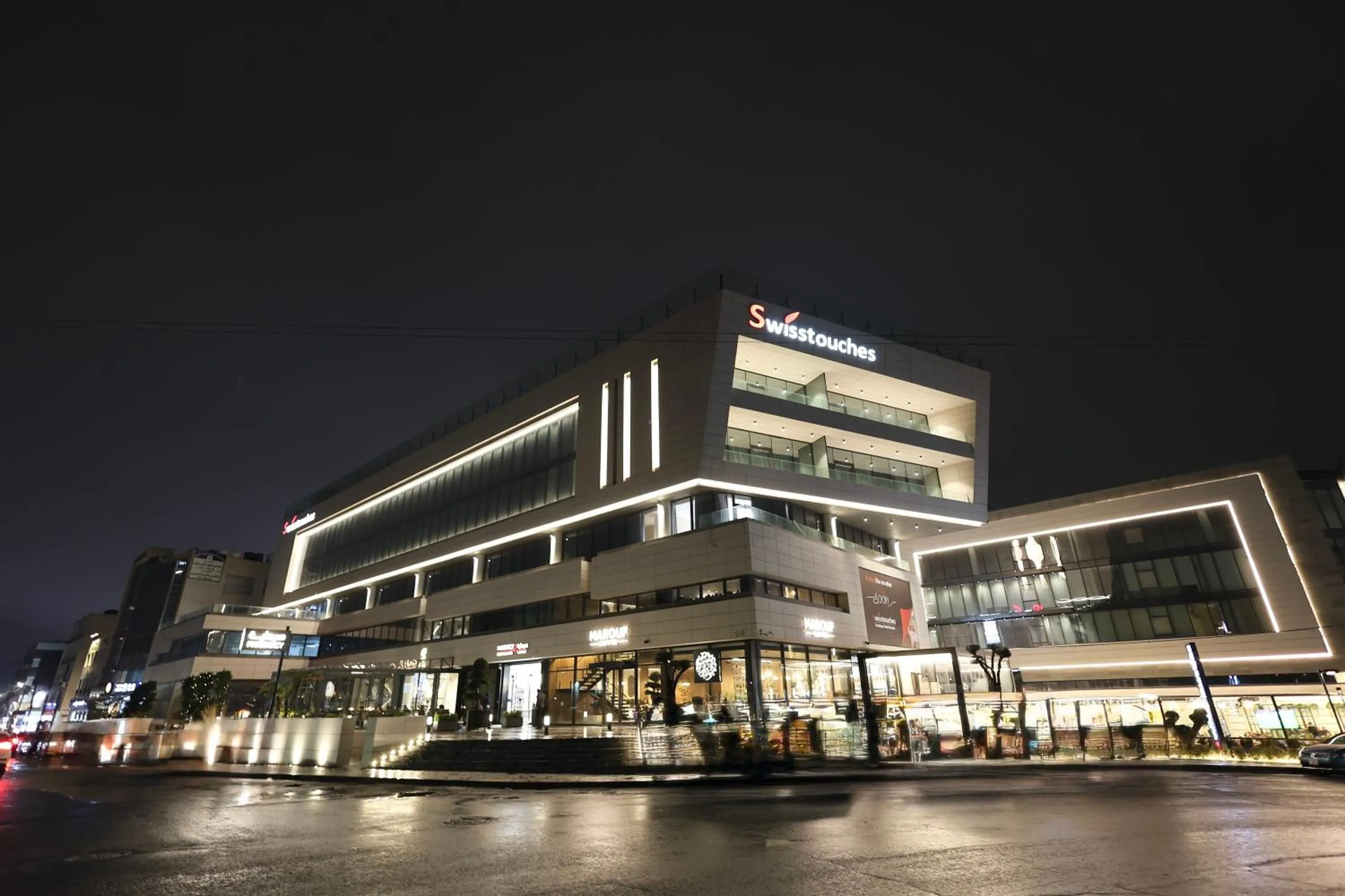 Property building in Swisstouches Hotel Amman