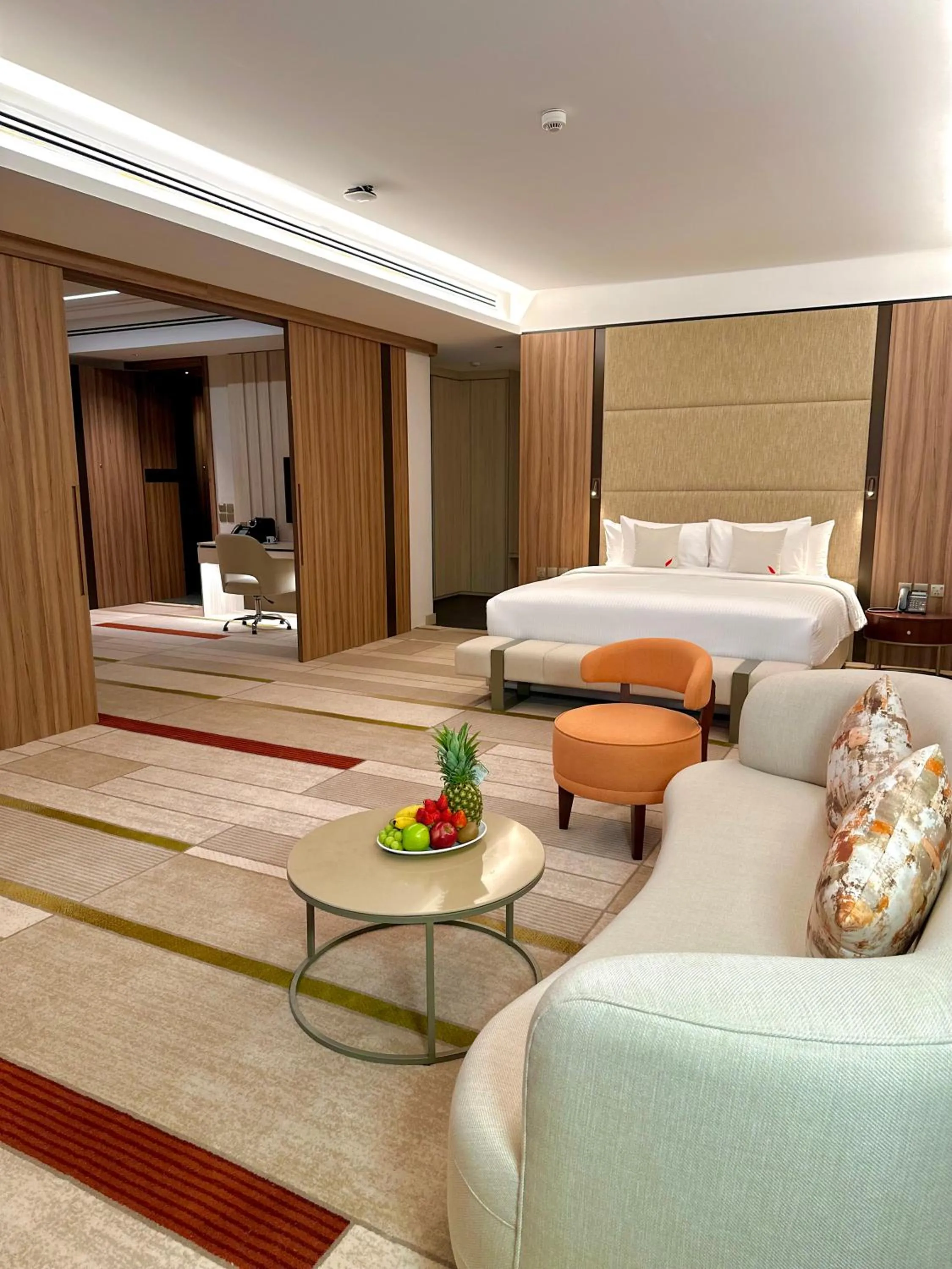 Bed in Swisstouches Hotel Amman