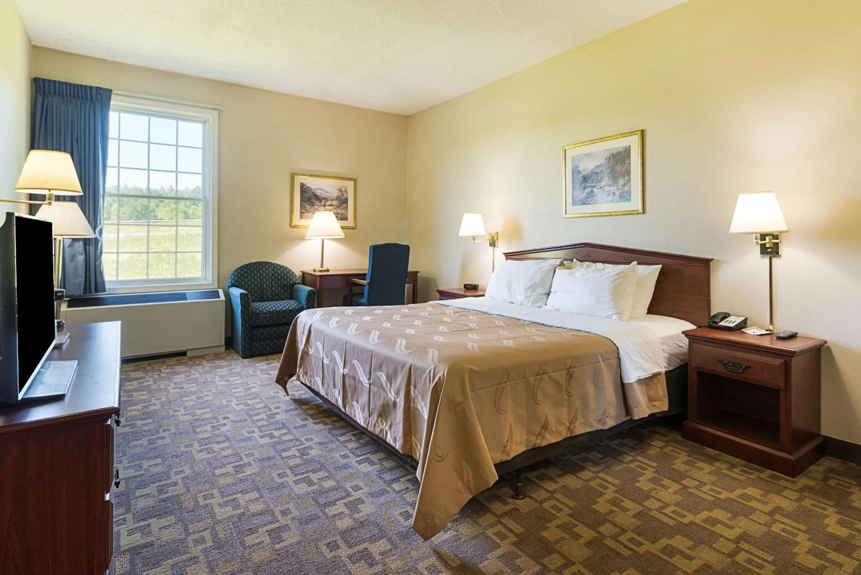 Bedroom, Bed in Quality Inn & Suites Schoharie near Howe Caverns