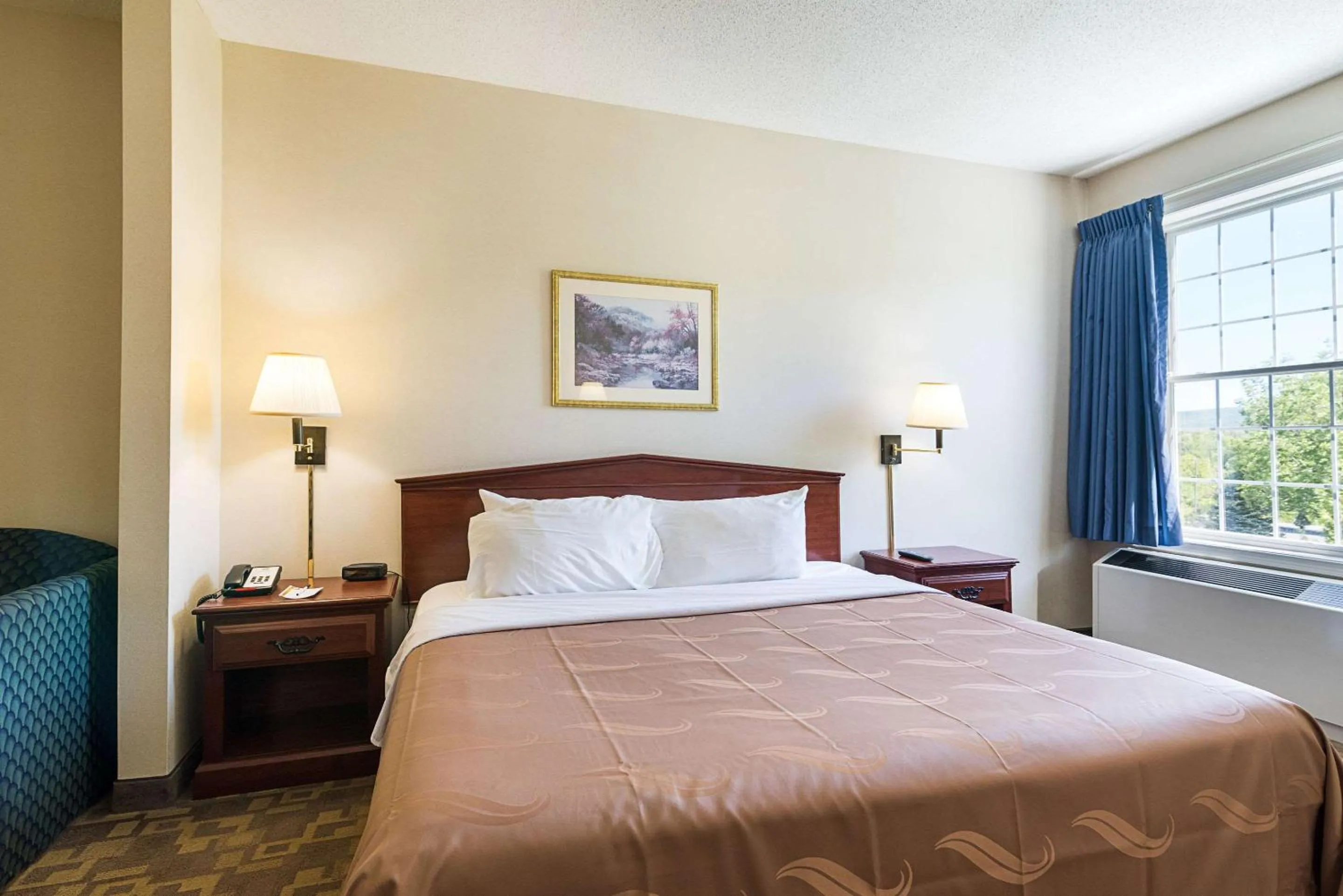Bedroom, Bed in Quality Inn & Suites Schoharie near Howe Caverns