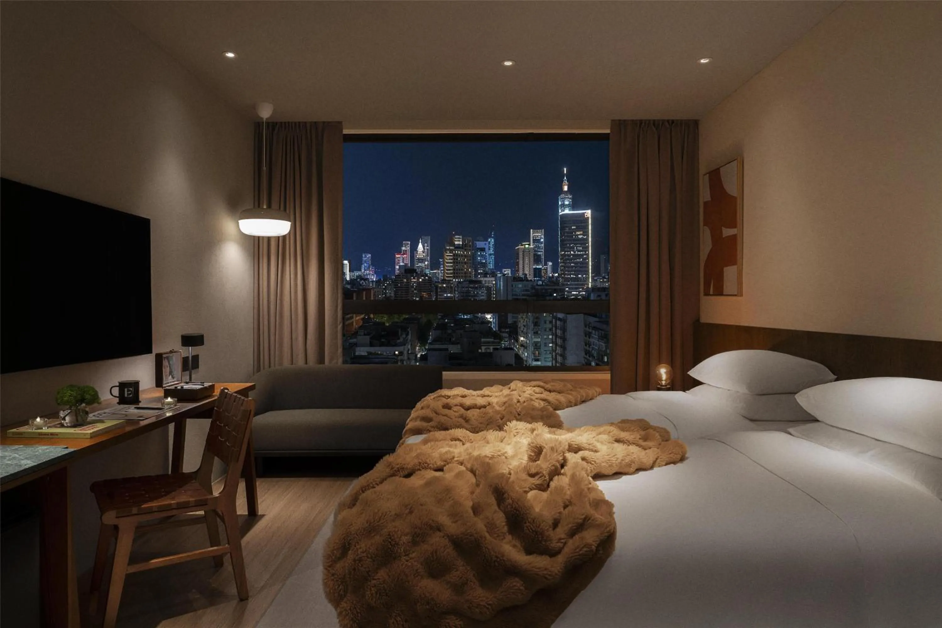 Bedroom, Bed in HYATT - EPISODE Daan Taipei, jdv by Hyatt