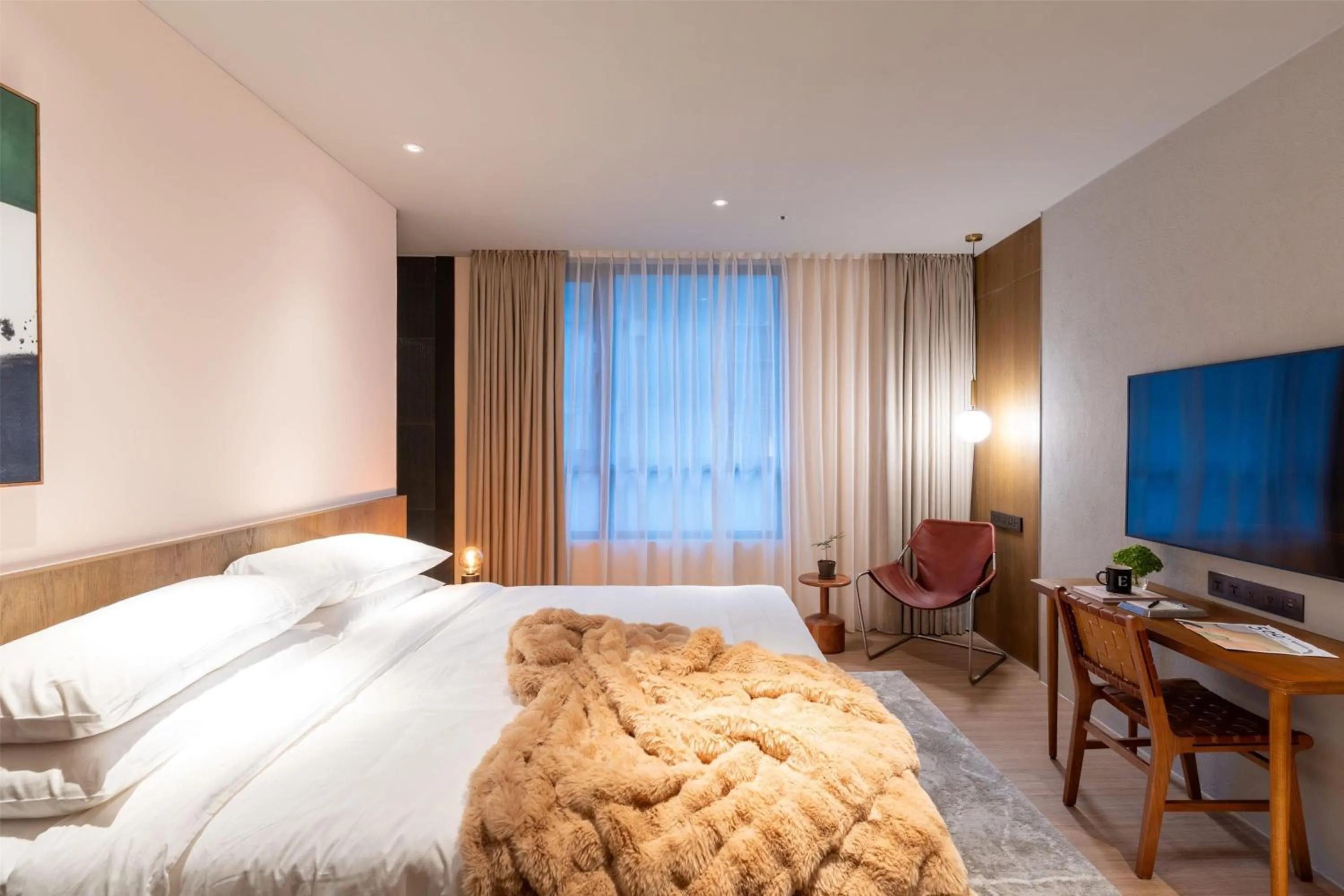 Photo of the whole room, Bed in HYATT - EPISODE Daan Taipei, jdv by Hyatt