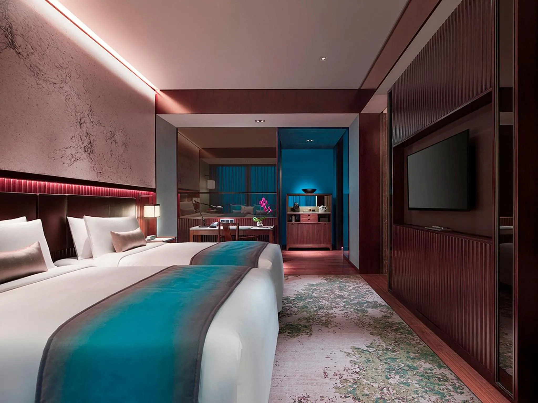 TV and multimedia, Bed in NUO Hotel Beijing